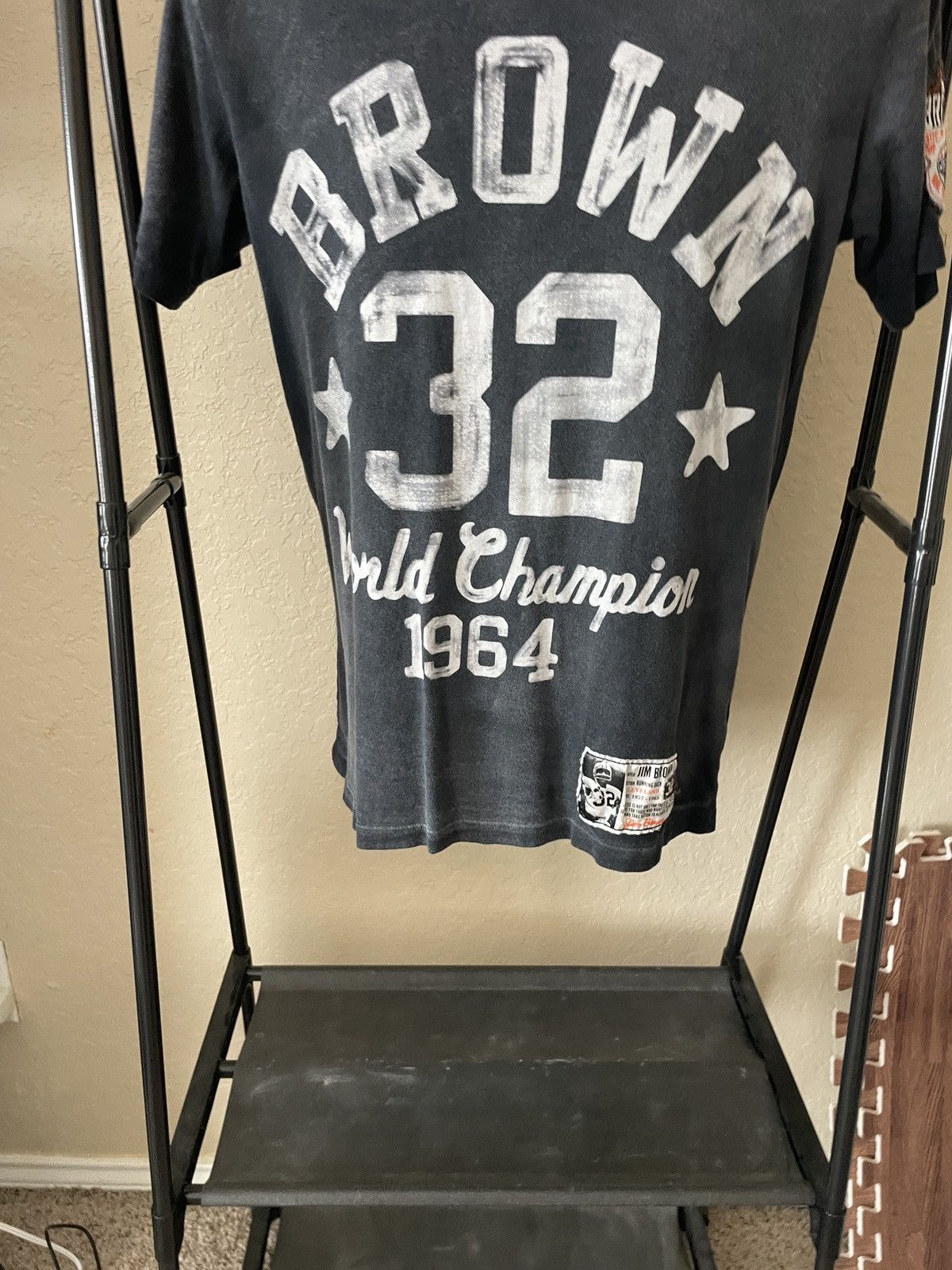 Roots Of Flight Jim Brown #32 1964 World Champ tee Size US S / EU 44-46 / 1 - 2 Thumbnail