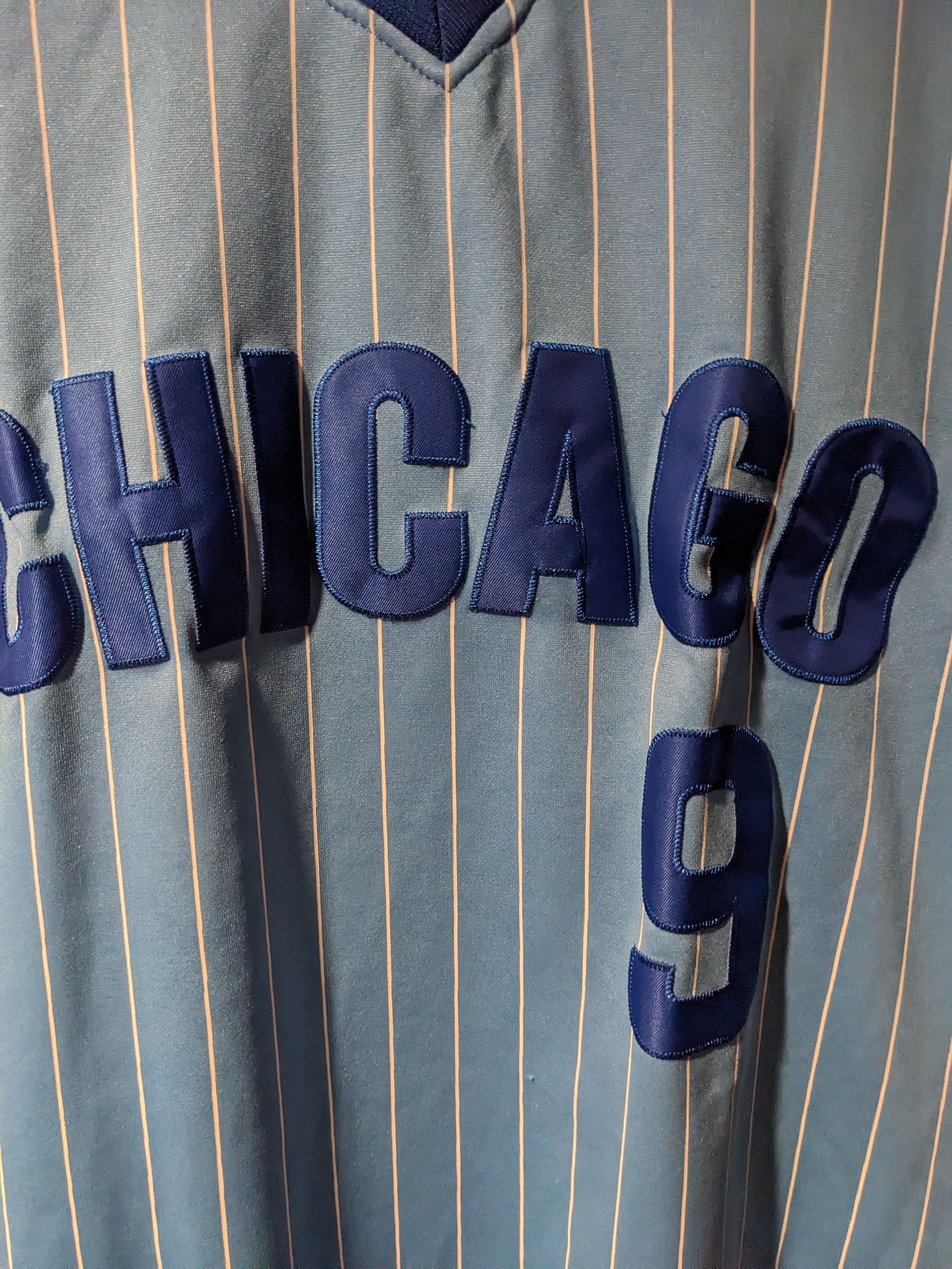 MLB Vintage Chicago Cubs Baez Majestic Athletic Baseball Jersey Size US M / EU 48-50 / 2 - 2 Thumbnail