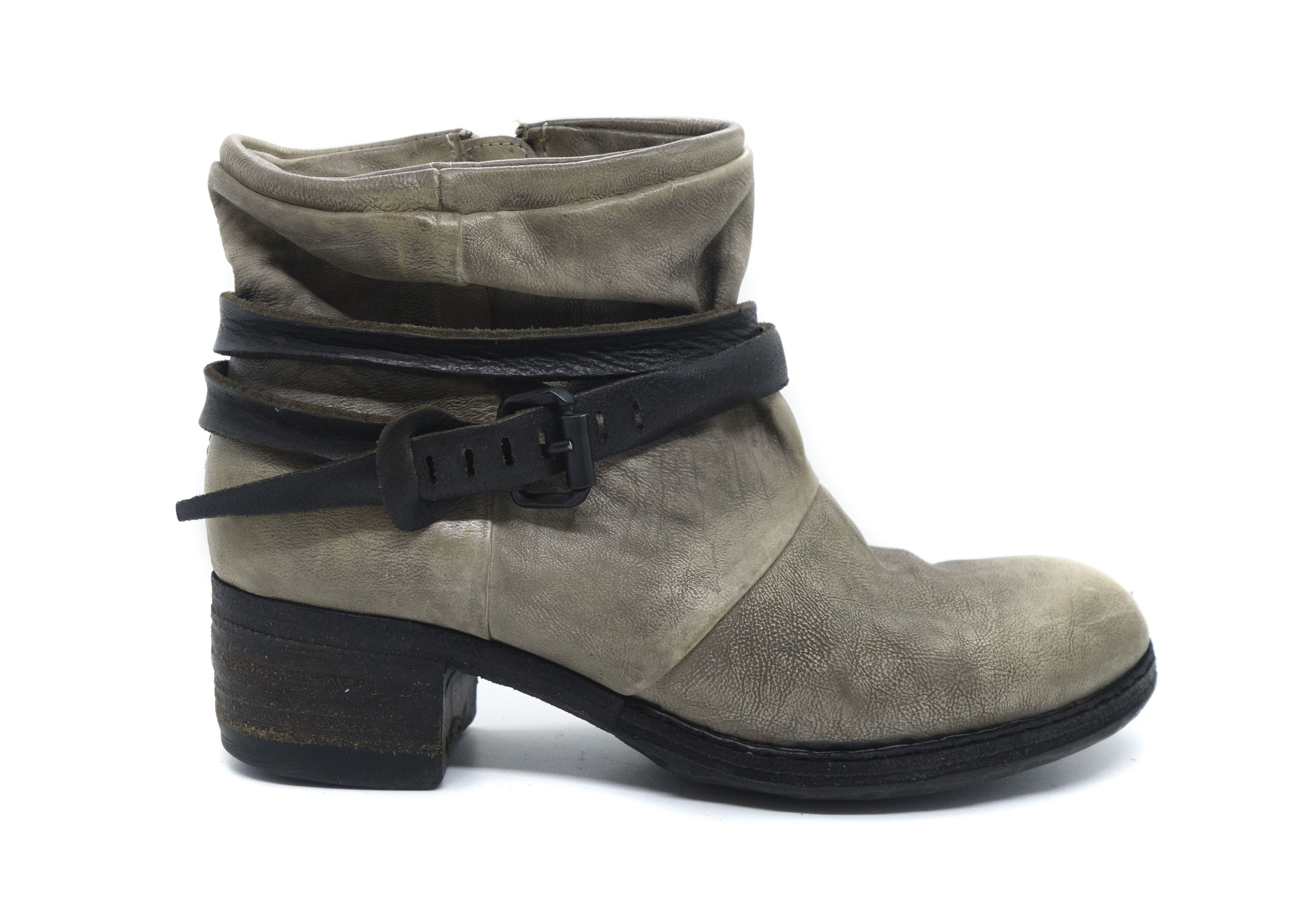A.S.98 AS98 Belted Leather Boots Size US 9 / IT 39 - 2 Thumbnail