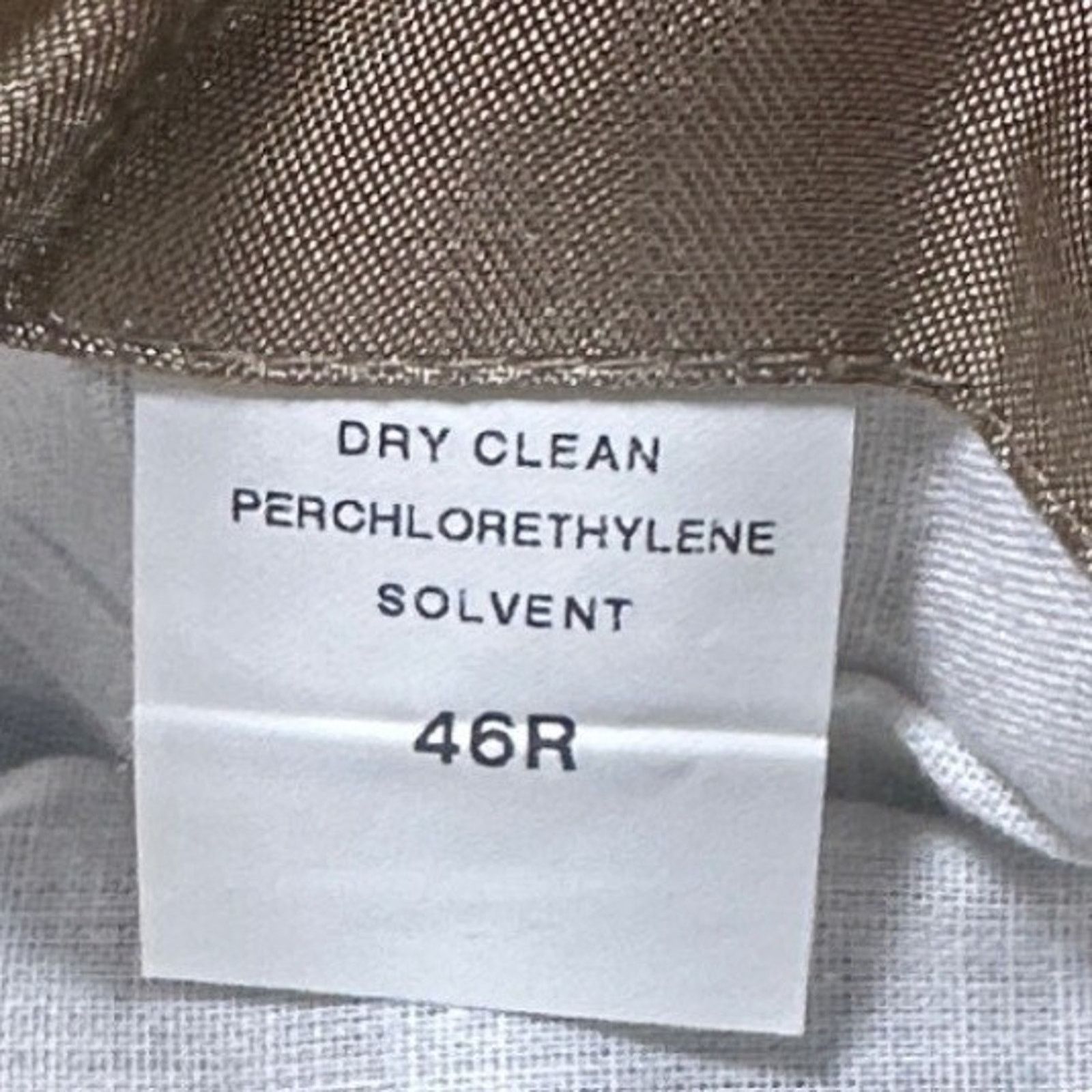 Stanley Blacker Stanley Blacker Mens Navy Blue Blazer Sport Coat Gold 46R Size 46R - 7 Thumbnail