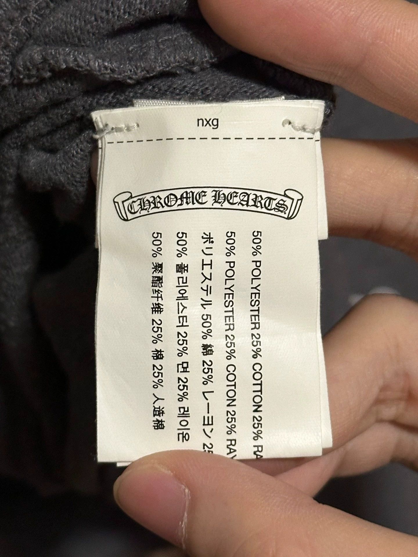 Chrome Hearts Chrome Hearts Leather-Patchwork Long-Sleeve Sweatshirt Size S / US 4 / IT 40 - 7 Thumbnail