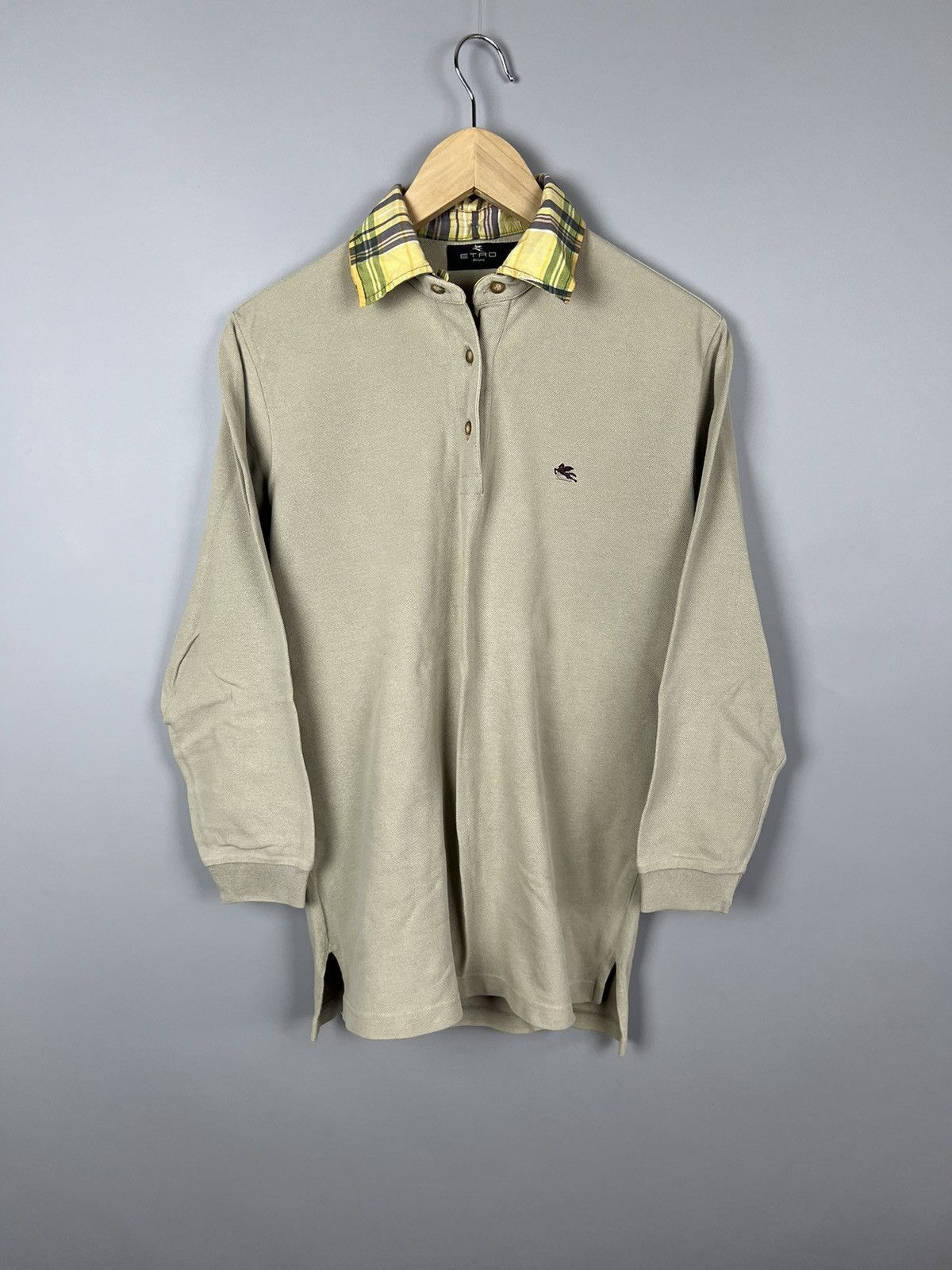 Etro Etro cotton Dress / Rugby Shirt with removable collar rare Size L / US 10 / IT 46 - 1 Thumbnail