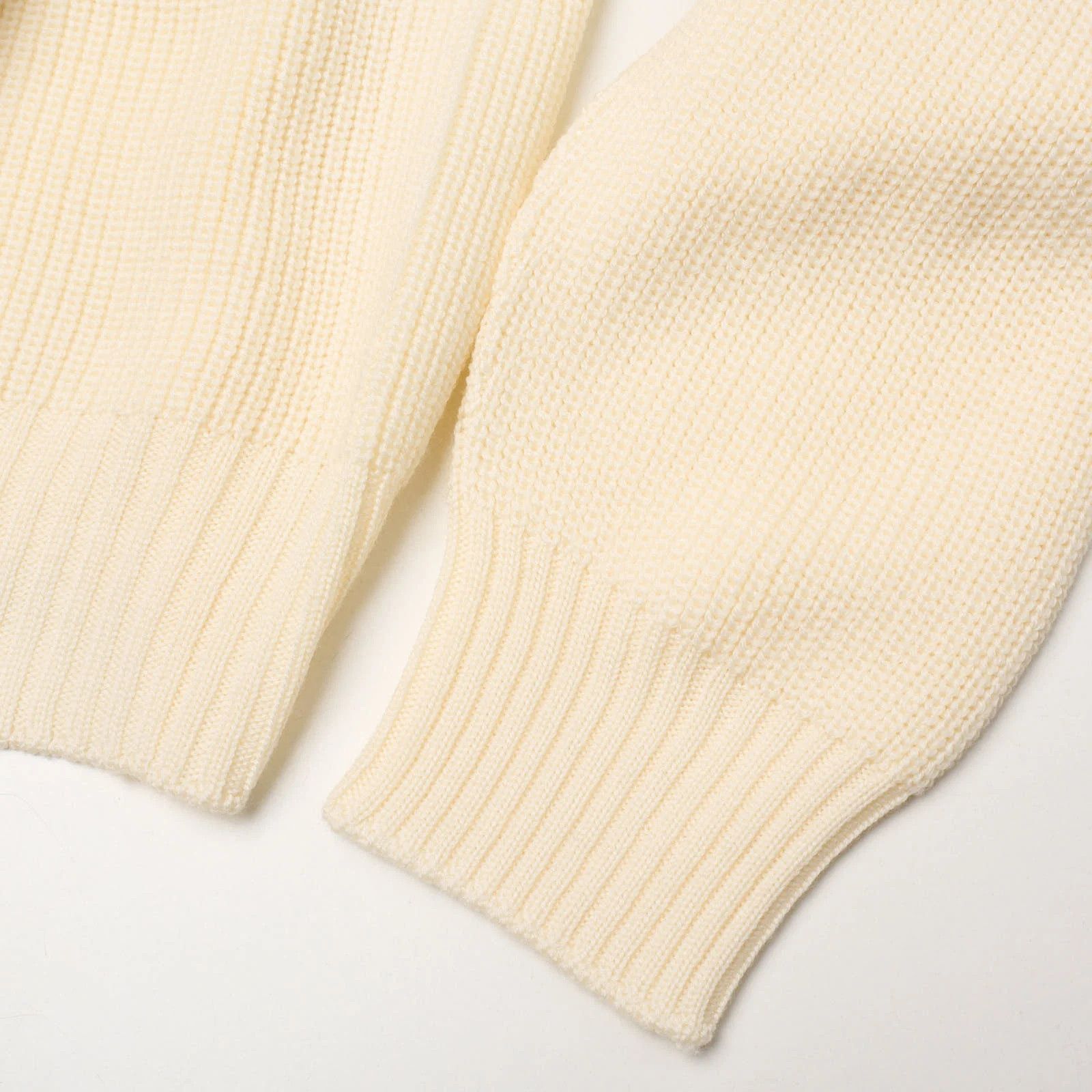 Gran Sasso GRAN SASSO for VANNUCCI Cream Virgin Wool Knit Sweater Size US XL / EU 56 / 4 - 7 Thumbnail