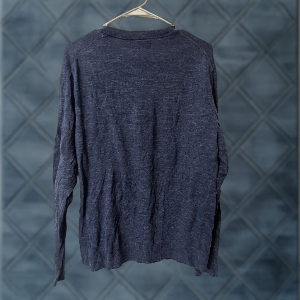 Old Navy Old Navy Mens Long Sleeve Crew Neck Lightweight Cotton Blend Sweater Size L Blue Pullover Size US L / EU 52-54 / 3 - 1 Thumbnail