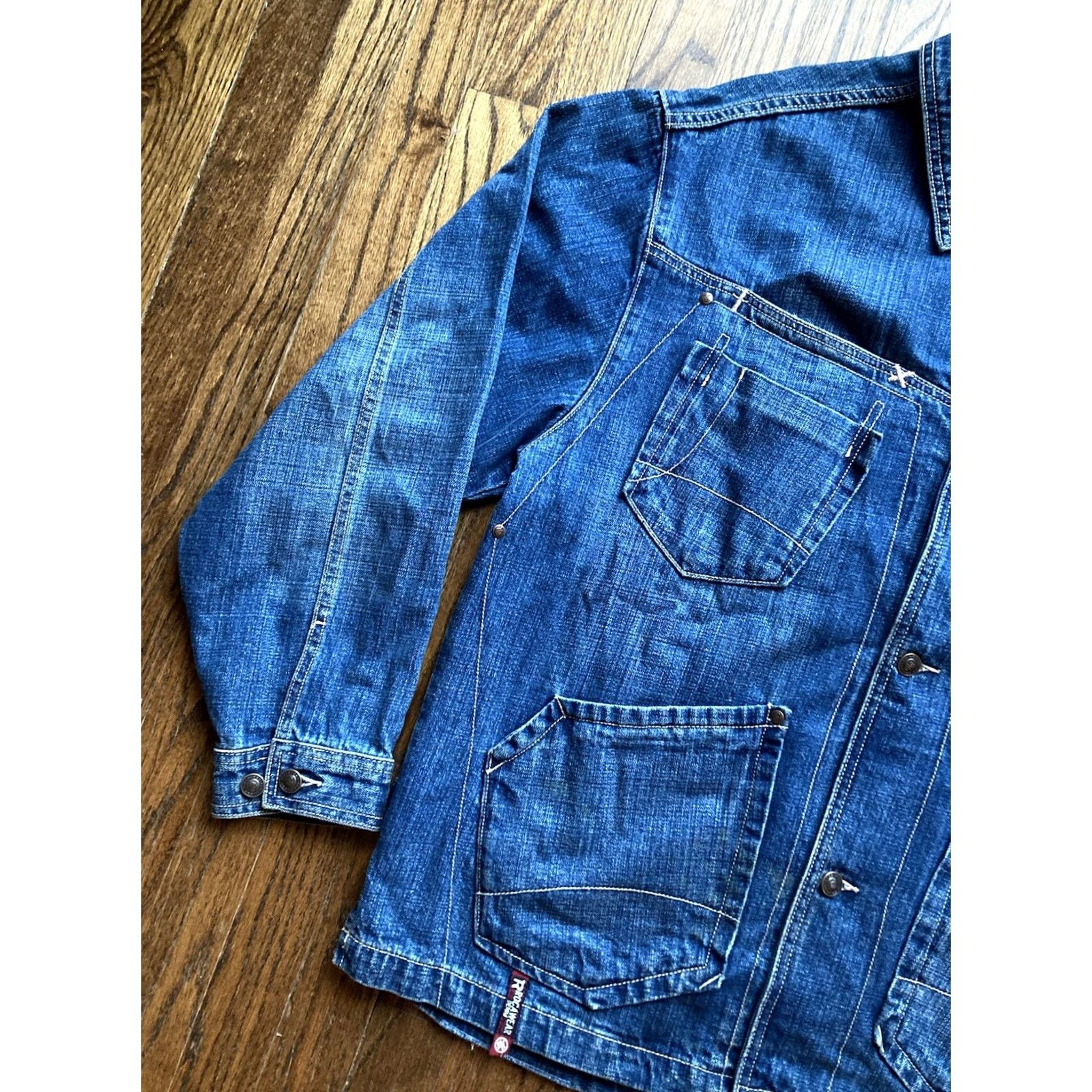 Rocawear VINTAGE Rocawear Denim Jacket Mens Large Y2K Streetwear Baggy Blue Shirt VTG Size US L / EU 52-54 / 3 - 2 Thumbnail