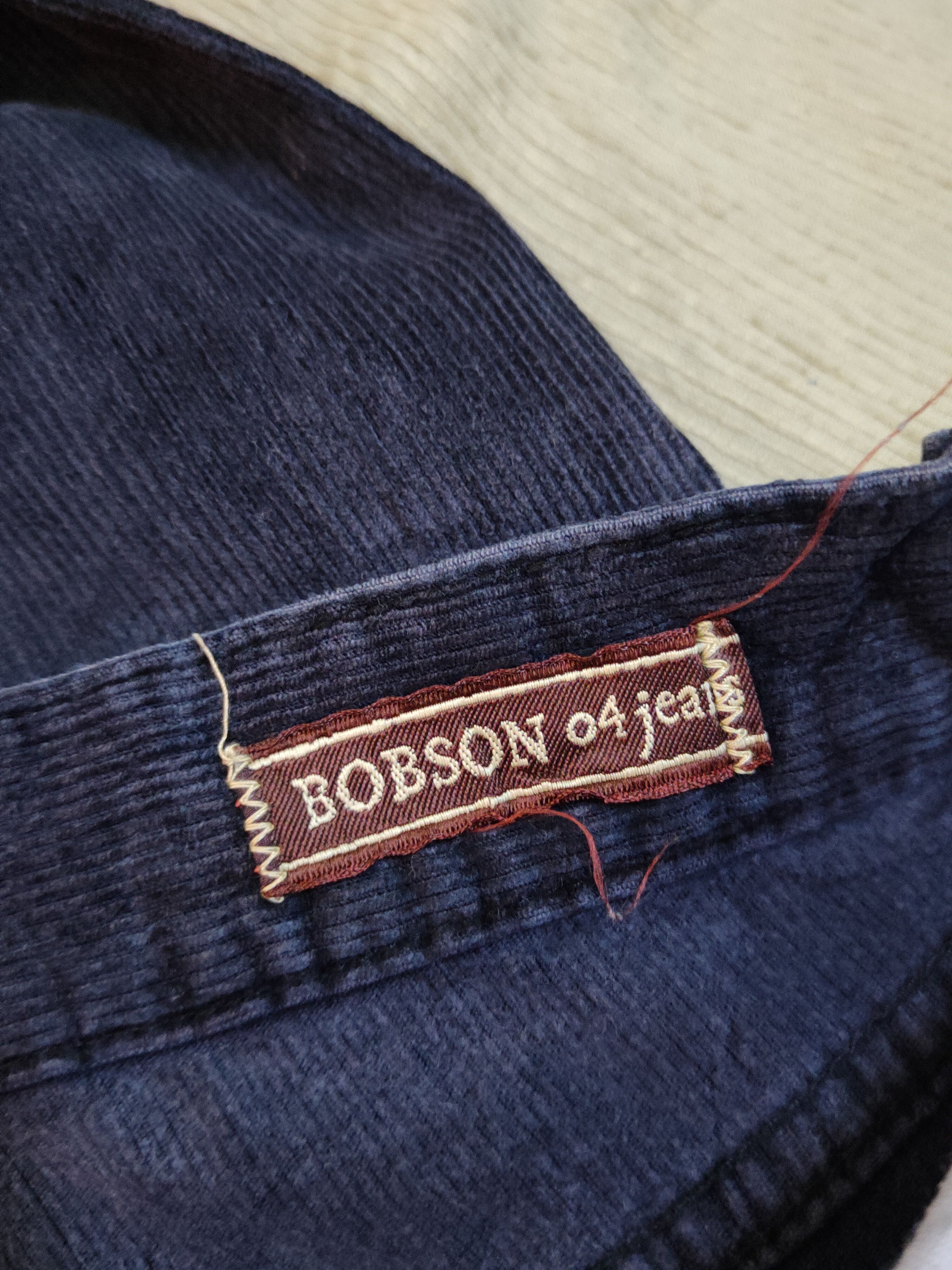 Vintage Bobson Dark Blue faded vintage cargo Corduroy Pants #S1560 Size US 28 / EU 44 - 15 Thumbnail