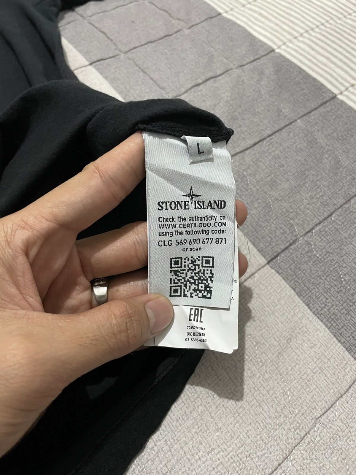 Stone Island Tshirt STONE ISLAND Size US L / EU 52-54 / 3 - 9 Thumbnail