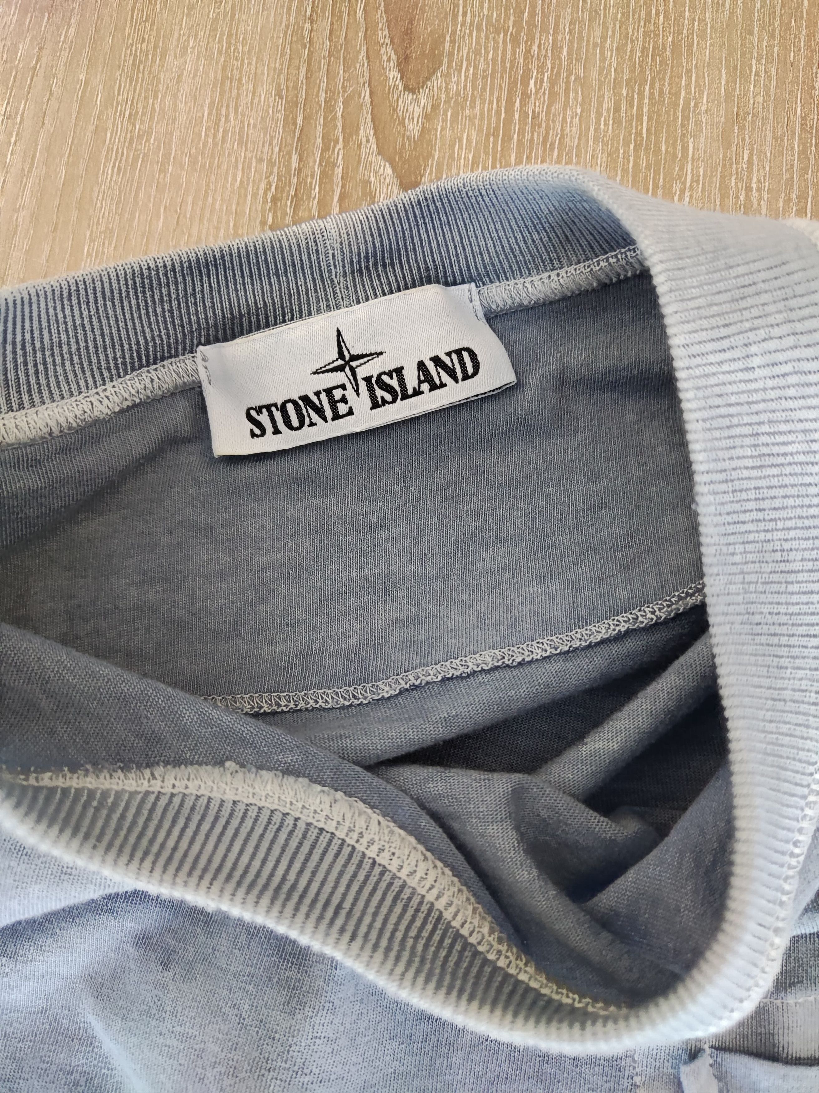 Stone Island Stone Island Fissato t-shirt blue Small S Size US S / EU 44-46 / 1 - 3 Thumbnail