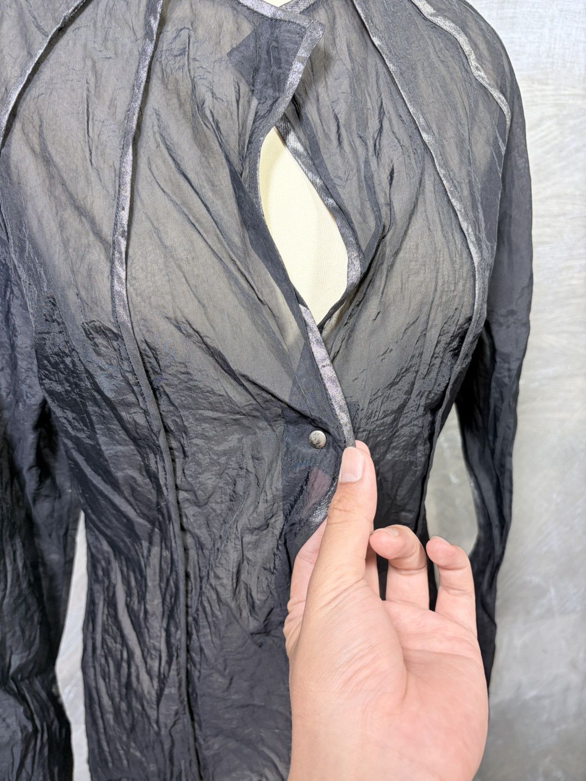 Hiroko Koshino Homme Y2K Hiroko Bis Women Tops Size M / US 6-8 / IT 42-44 - 4 Thumbnail