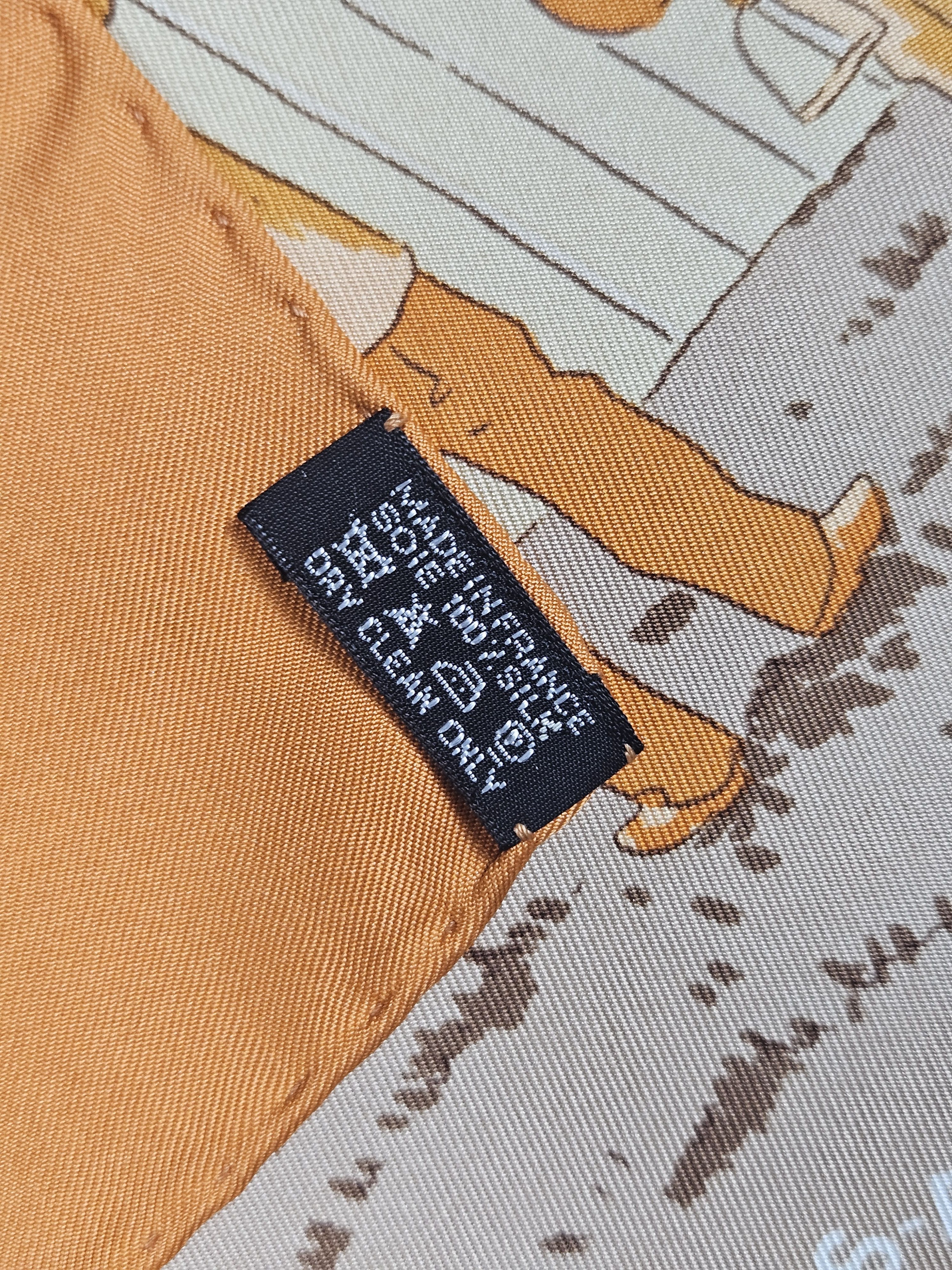 Hermes Hermes Un Siecle de Courses a Deauville silk scarf Size ONE SIZE - 5 Thumbnail