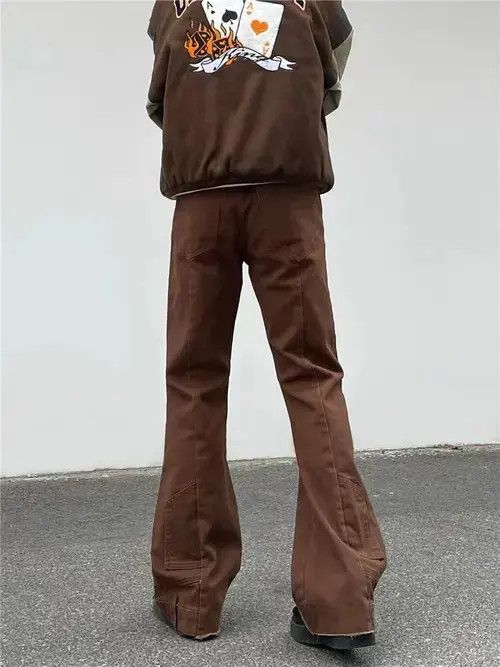 Japanese Brand Vintage Brown Baggy Pants Size US 30 / EU 46 - 7 Thumbnail