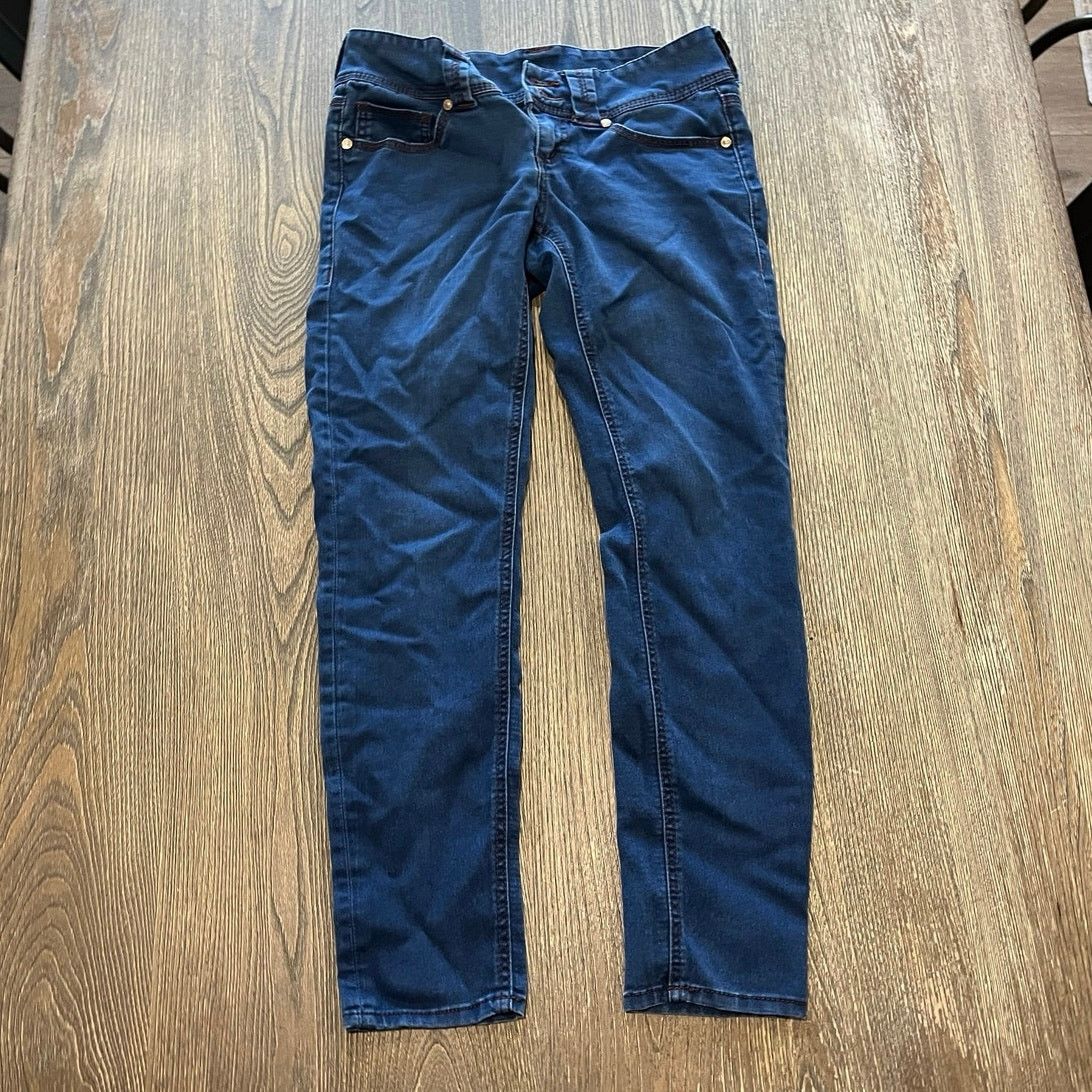 Seven 7 Seven7 Legging Jeans Mid Rise Denim Stretch Blue Size 4P Size 27" / US 4 / IT 40 - 1 Thumbnail