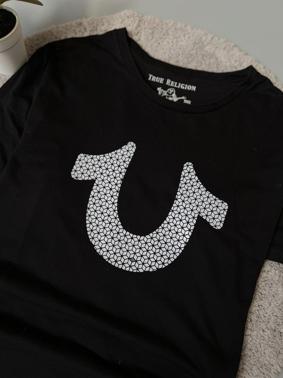 True Religion × Vintage True Religion Vintage T-shirt Big Center Logo Y2k Size US XXL / EU 58 / 5 - 3 Thumbnail