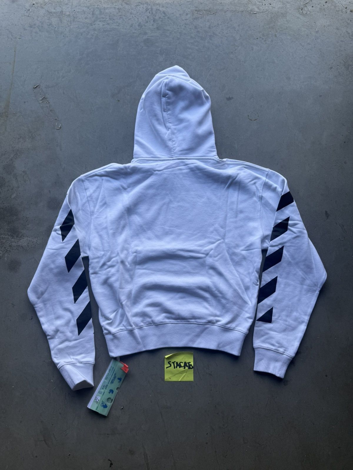 Off-White Off-White Diagonal Helvetica Oversized Hoodie White Size US S / EU 44-46 / 1 - 6 Thumbnail