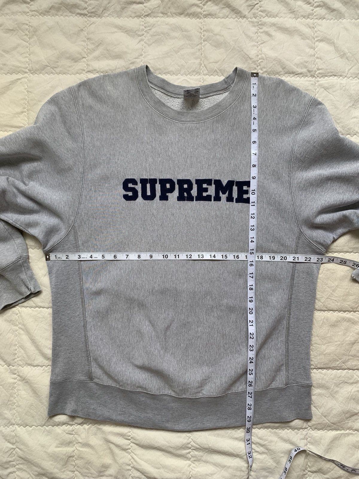 Supreme Vintage 90s Supreme x Champion Reverse Weave Sweatshirt Size US L / EU 52-54 / 3 - 15 Thumbnail