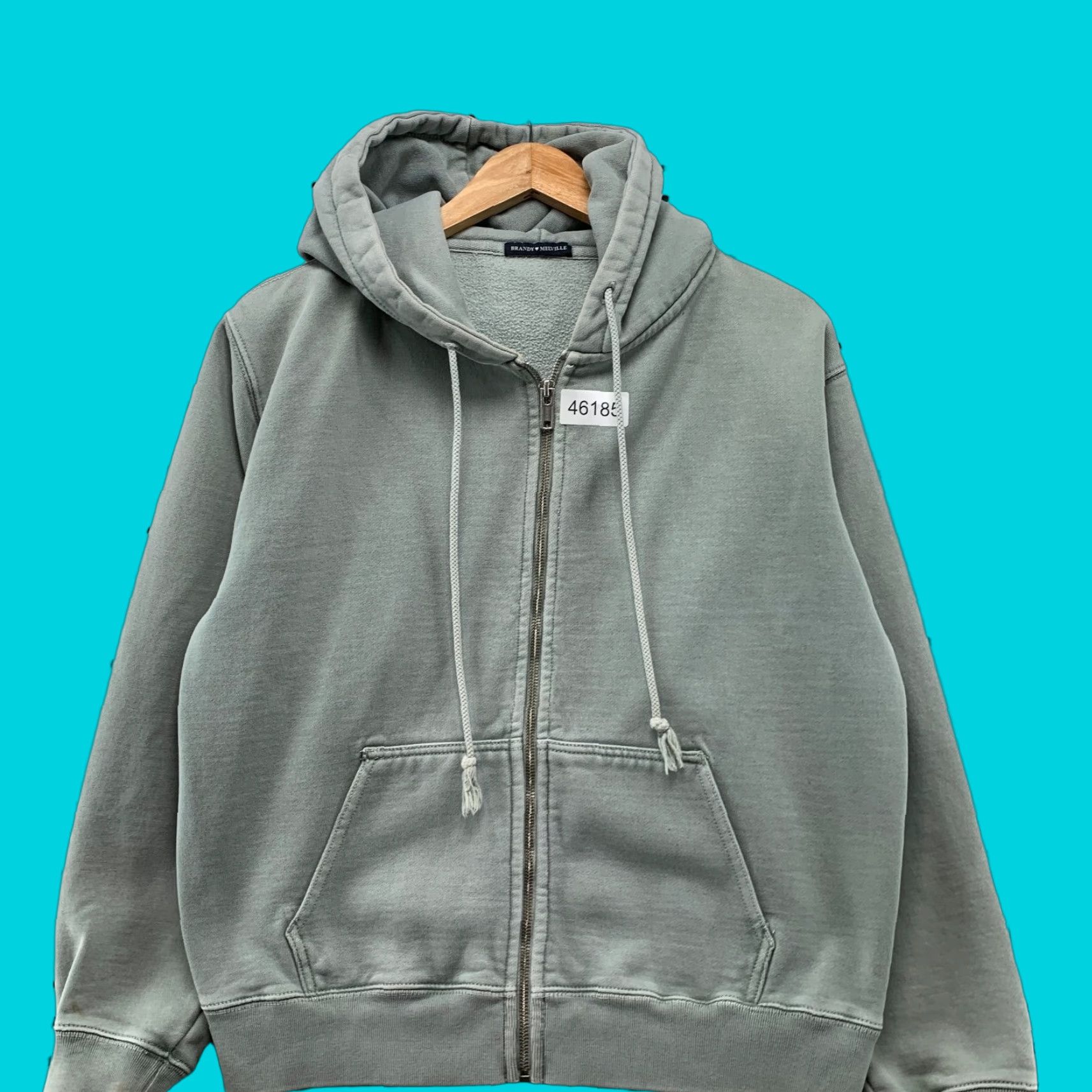 Brandy Melville Brand Melville Hoodie Sweatshirt Womens One Size Zip Hooded Fleece Size ONE SIZE - 1 Thumbnail