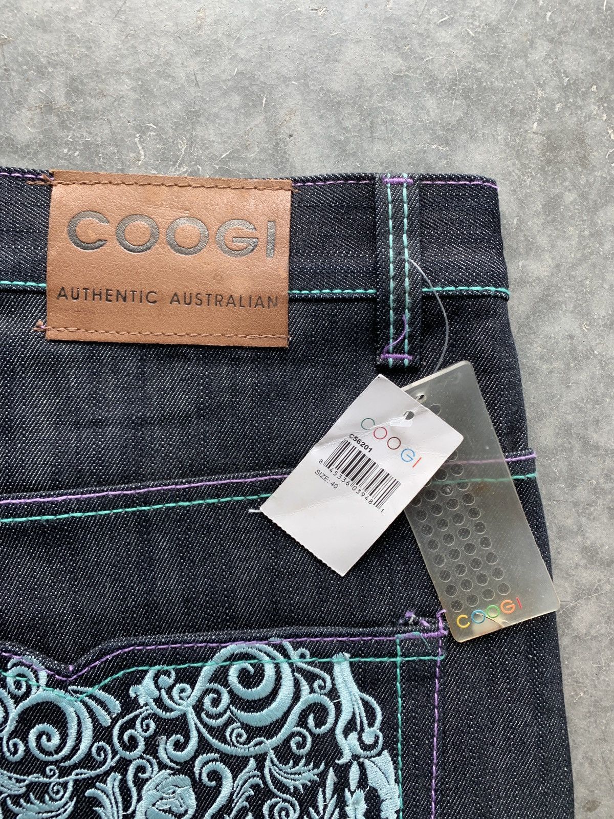 Coogi × JNCO × Vintage Crazy BNWT Vintage Y2K Baggy Coogi Jean Shorts Size US 40 / EU 56 - 4 Thumbnail