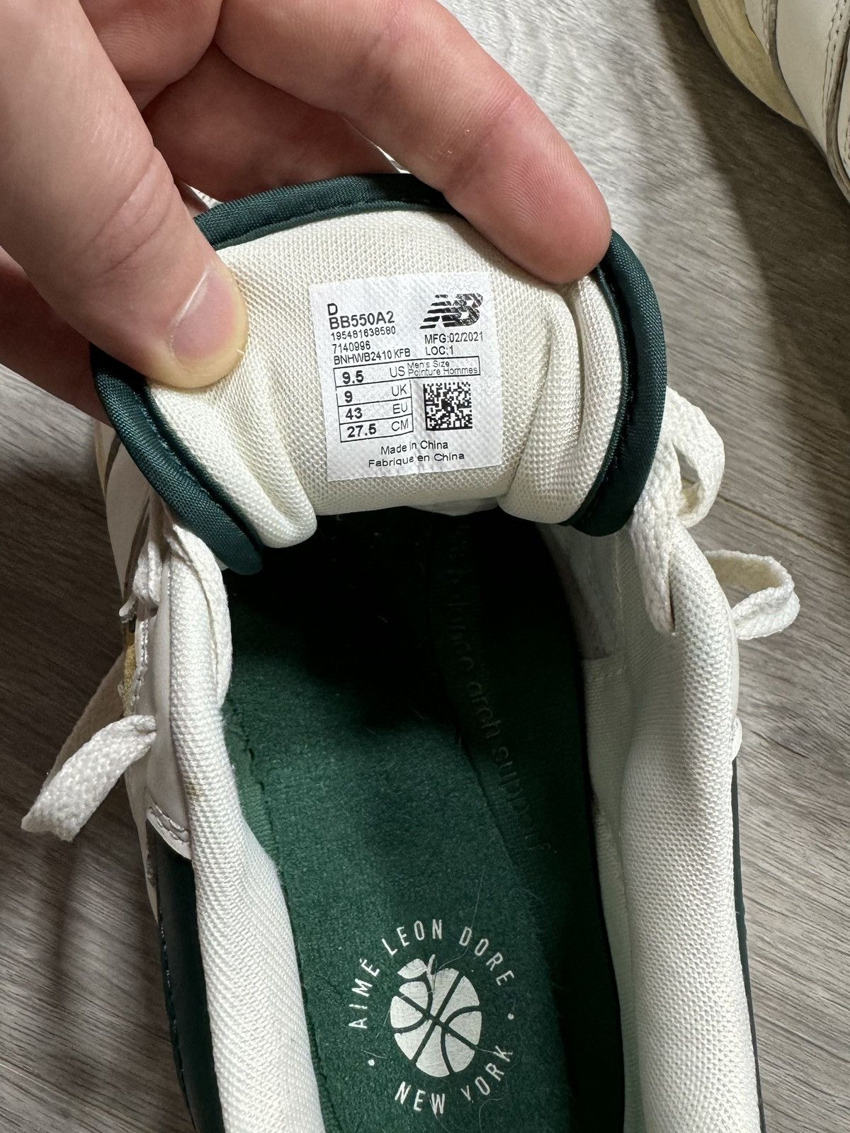 Aime Leon Dore × New Balance New Balance 550 x Aime Leon Dore Natural Green Size US 9.5 / EU 42-43 - 10 Thumbnail