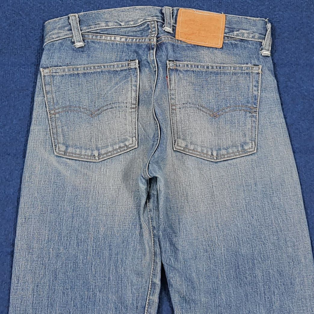 Levi's Vintage 90s Levi's 501 E Selvedge Distressed Jeans E1N39 Size US 30 / EU 46 - 4 Thumbnail