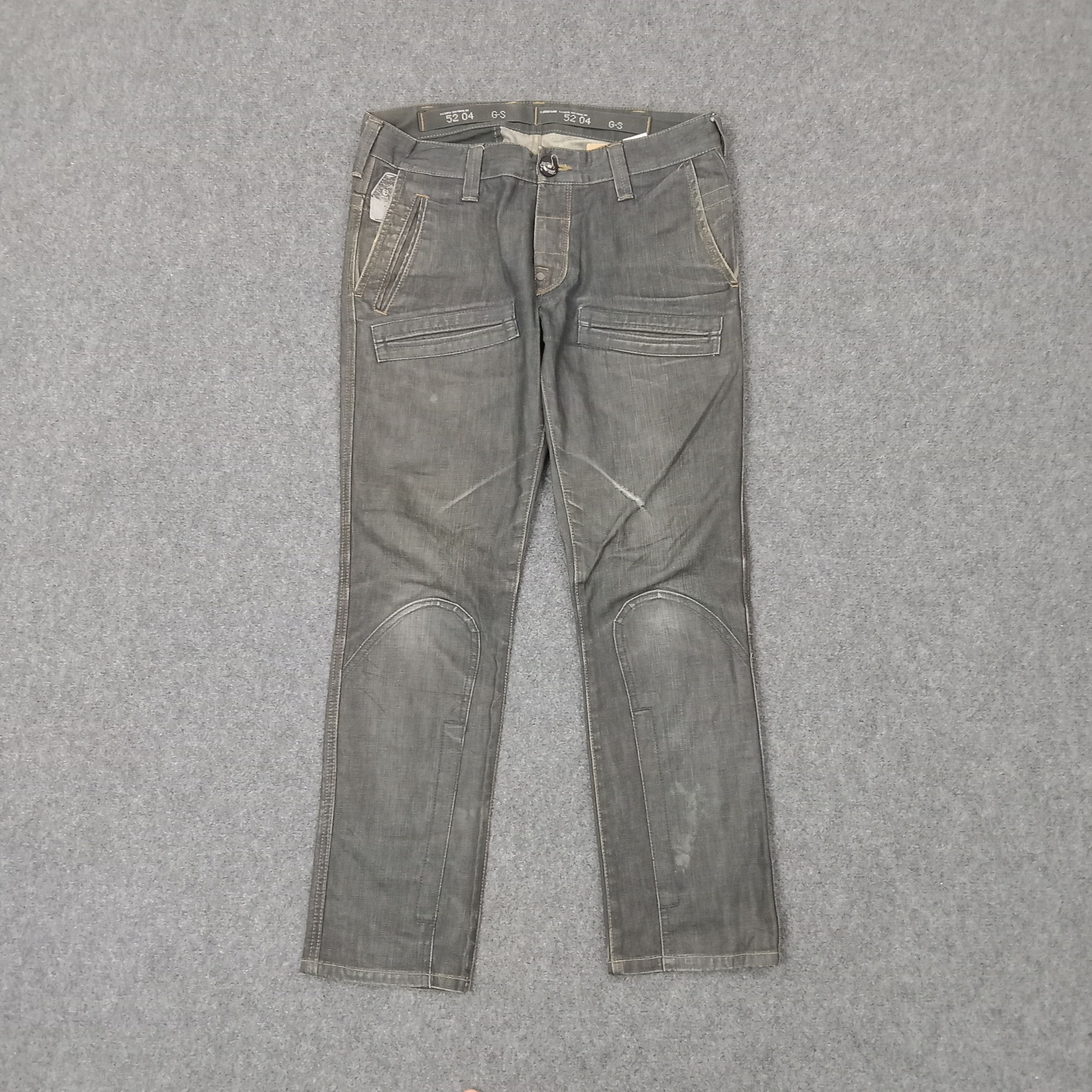 G-Star G-Star Raw Japanese Brand Bikers Denim Jeans C228N15 Size US 32 / EU 48 - 1 Thumbnail