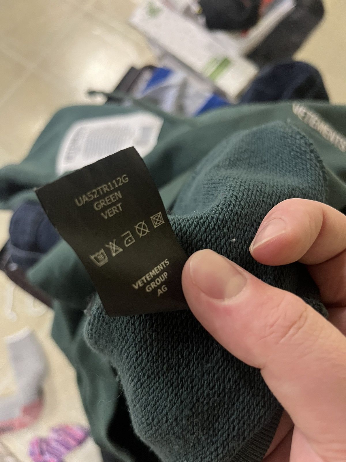 Vetements Vetements Bar Code Hoodie Size US L / EU 52-54 / 3 - 7 Thumbnail