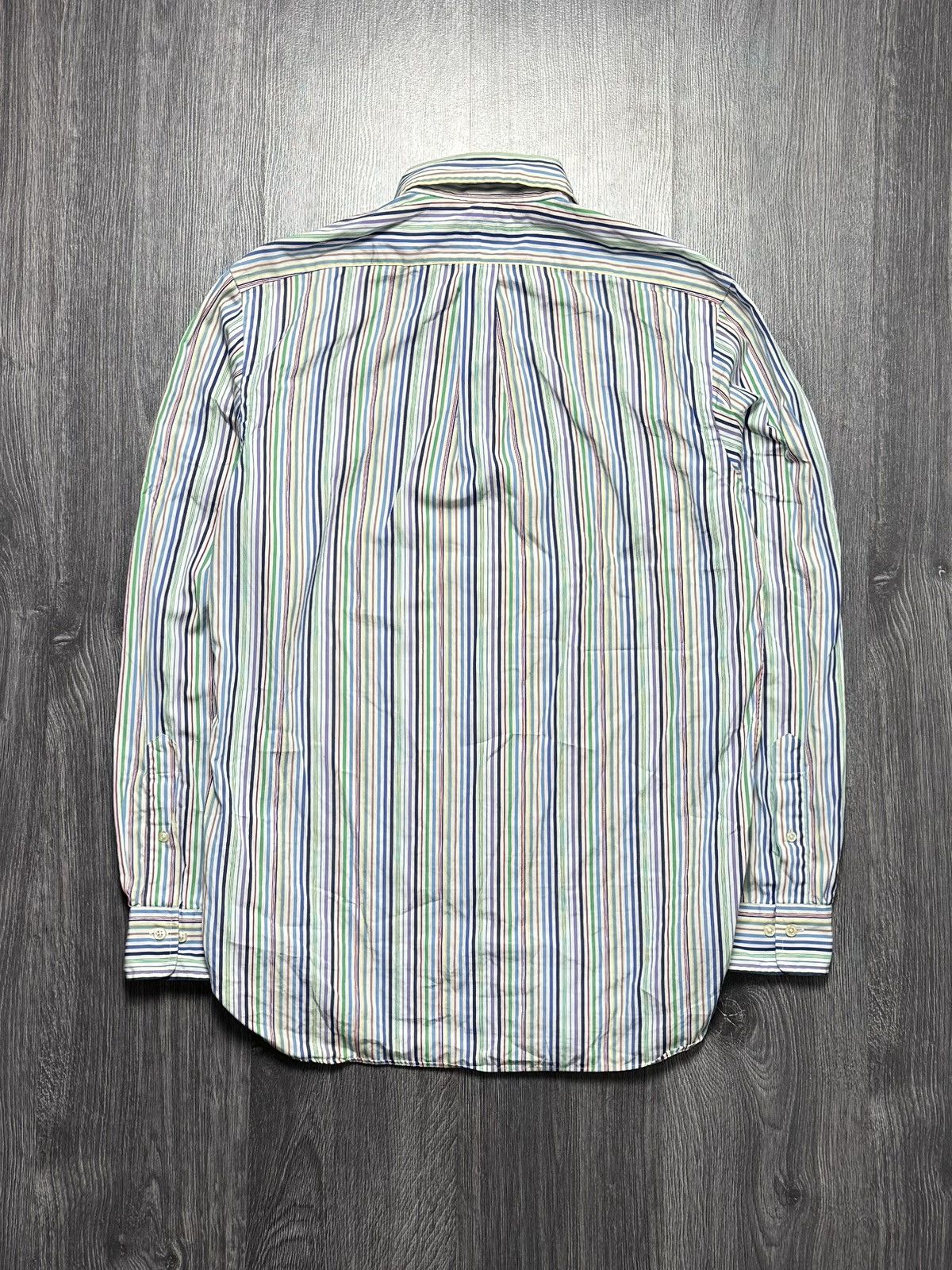 Polo Ralph Lauren × Vintage Y2K Polo Ralph Lauren Striped Shirt Size US L / EU 52-54 / 3 - 5 Thumbnail