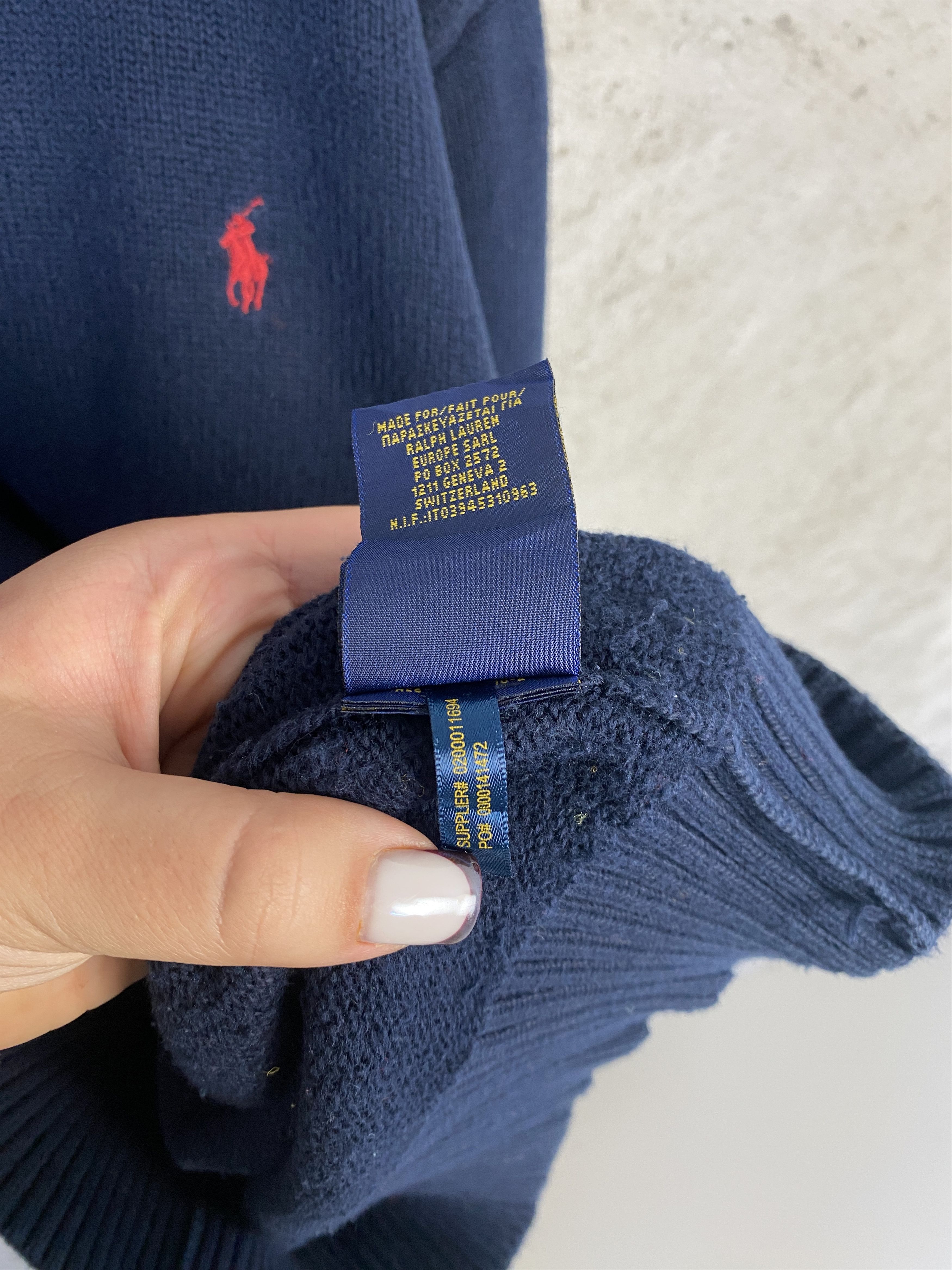 Polo Ralph Lauren Polo Ralph Lauren small pony sweater knitwear Size US XL / EU 56 / 4 - 5 Thumbnail