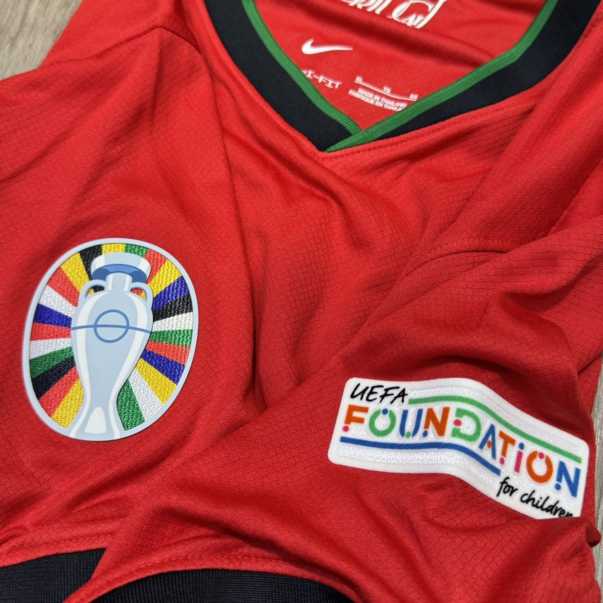 Nike Portugal Euro2024 home shirt #7 Ronaldo (bnwt) Size US XL / EU 56 / 4 - 5 Thumbnail
