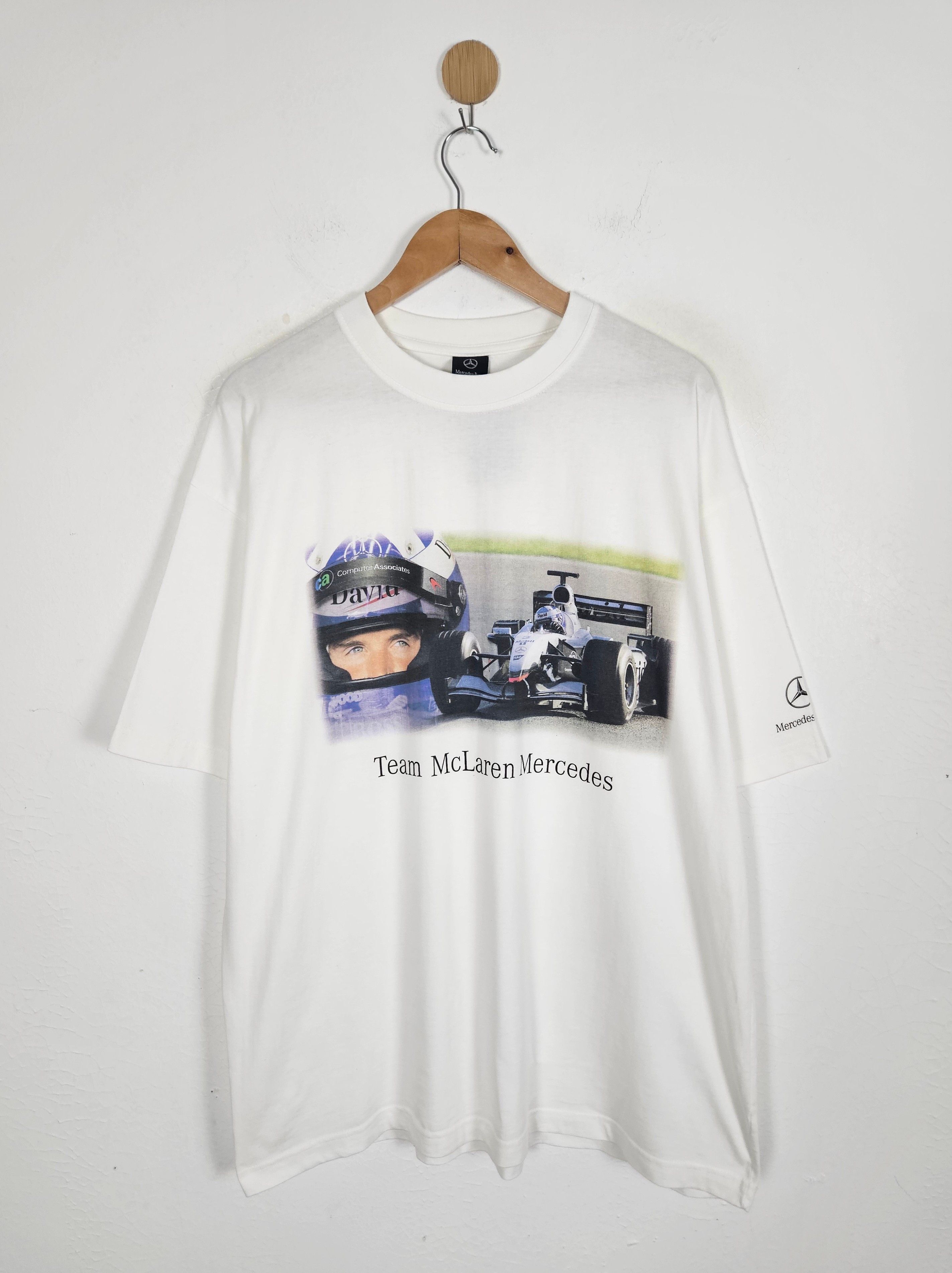 Vintage Mercedes Benz Team McLaren David Coulthard shirt
