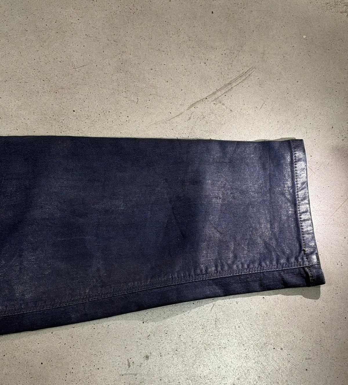 Diesel Rare Vintage Diesel Waxed Shiny Jeans Size US 30 / EU 46 - 8 Thumbnail