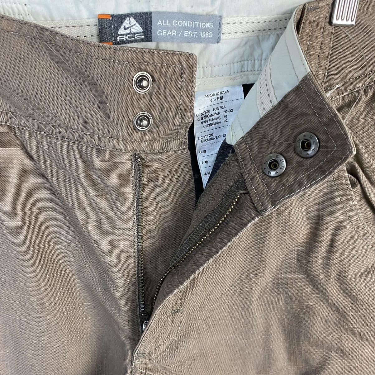 Nike ACG DL Nike Acg Brown Cargo Multipocket Pants #C1131 Size US 27 - 13 Thumbnail