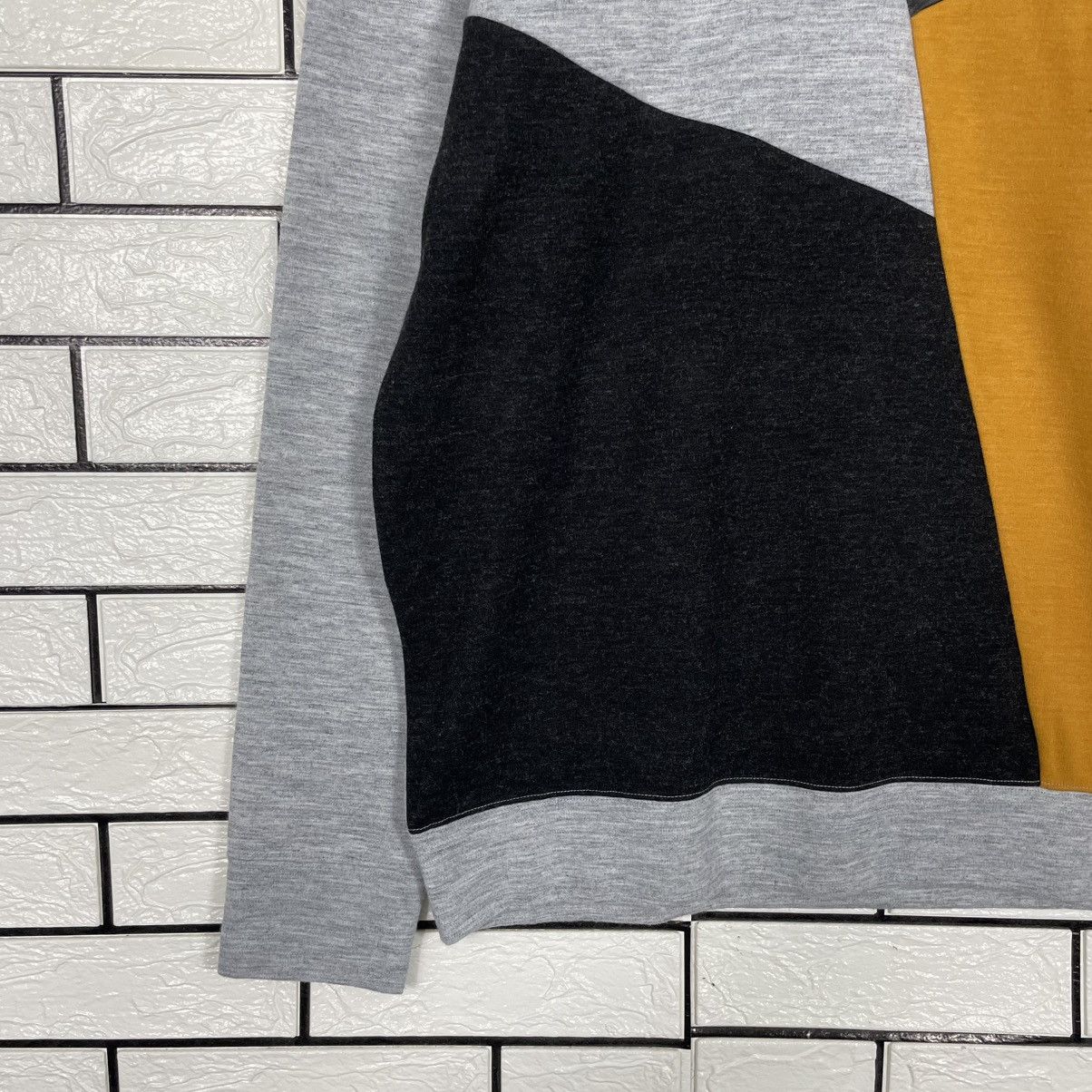 Japanese Brand Artisan Color Block Sweatshirt Size US M / EU 48-50 / 2 - 3 Thumbnail