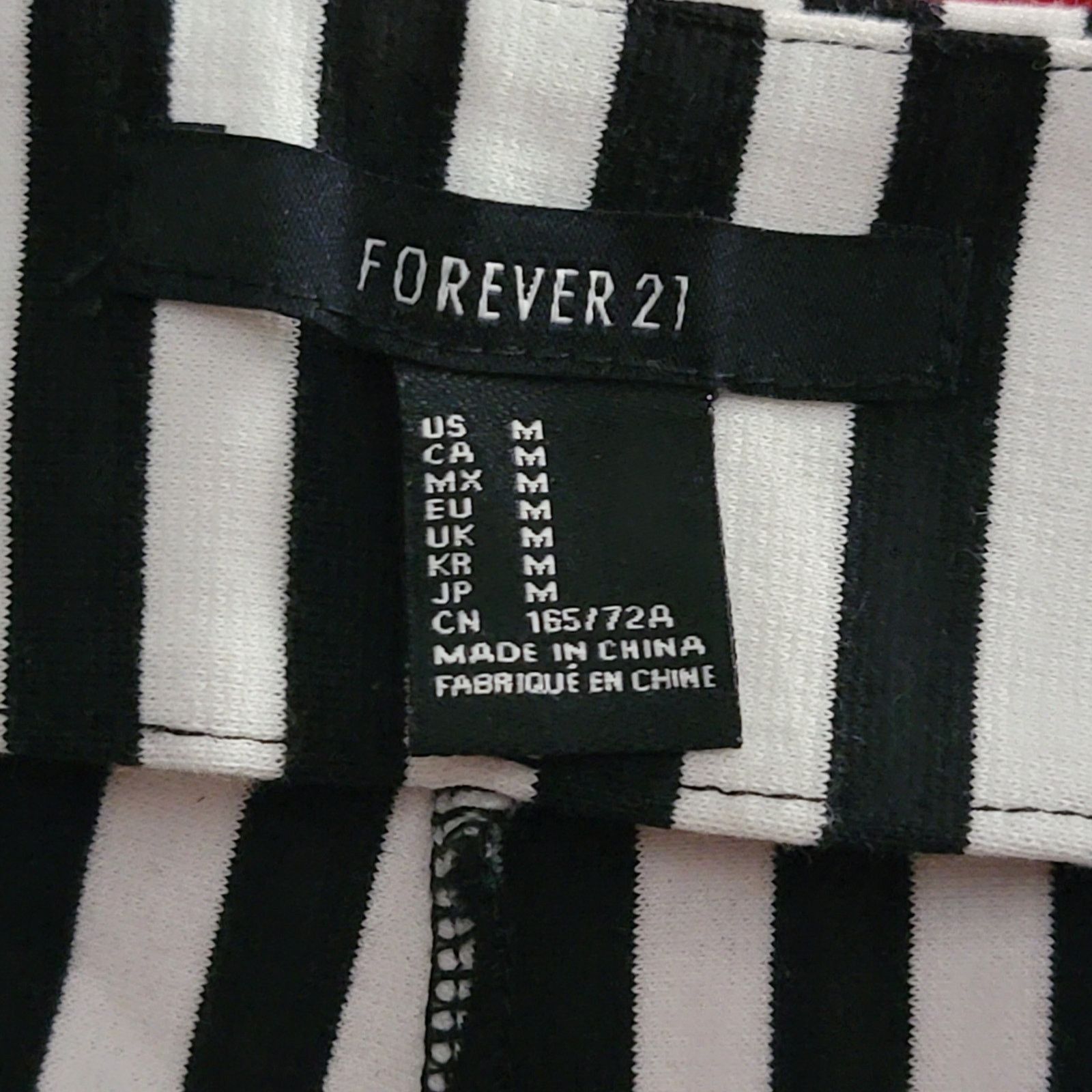 Forever 21 F21 Black x White High Rise Shorts Size 29" - 5 Thumbnail