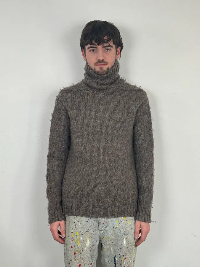 Dolce & Gabbana AW2005 Dolce & Gabbana Grey Wool Turtleneck Sweater Size US M / EU 48-50 / 2 - 2 Thumbnail