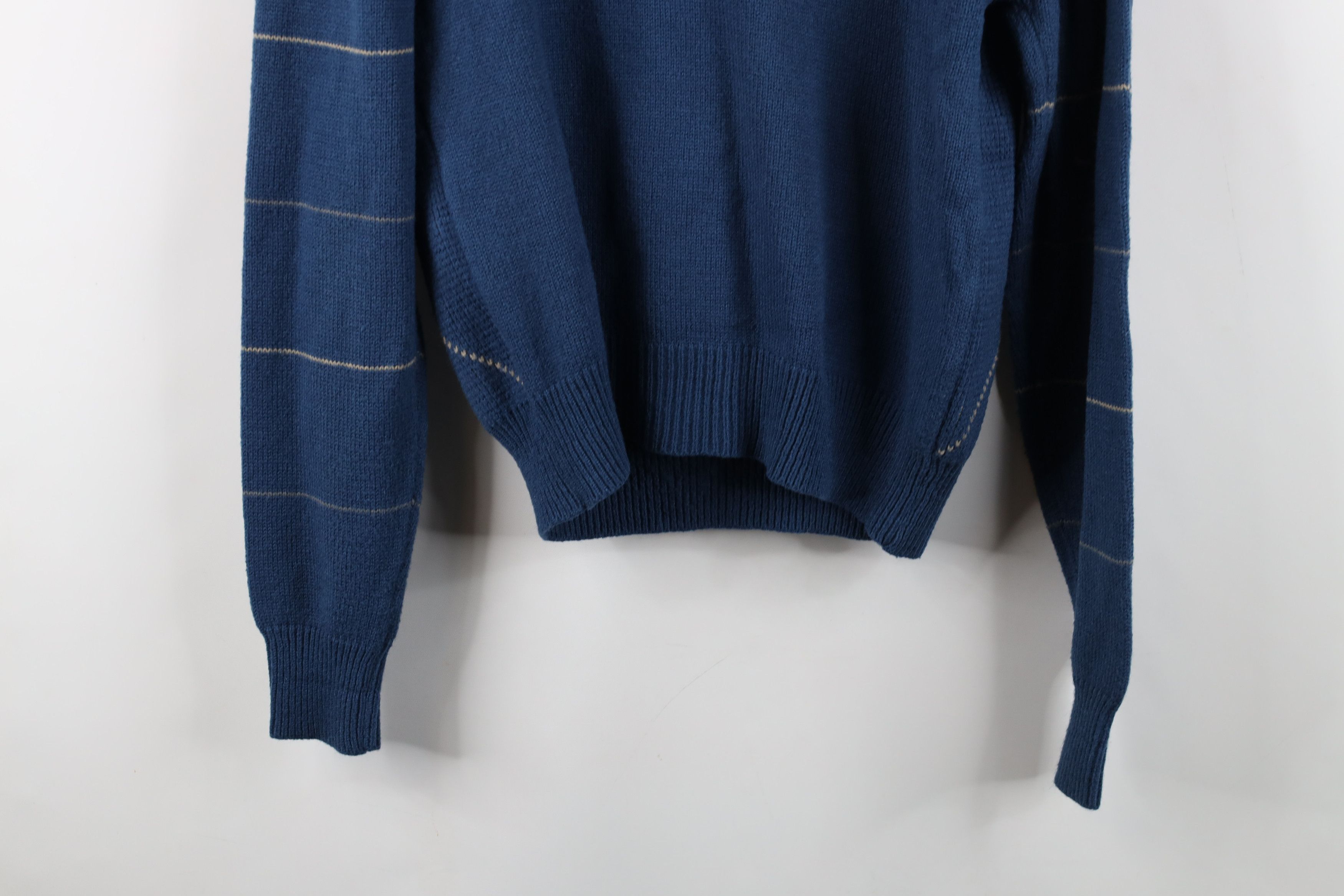 Vintage Vintage 70s Streetwear Diamond Knit Golf Crewneck Sweater Size US M / EU 48-50 / 2 - 10 Thumbnail