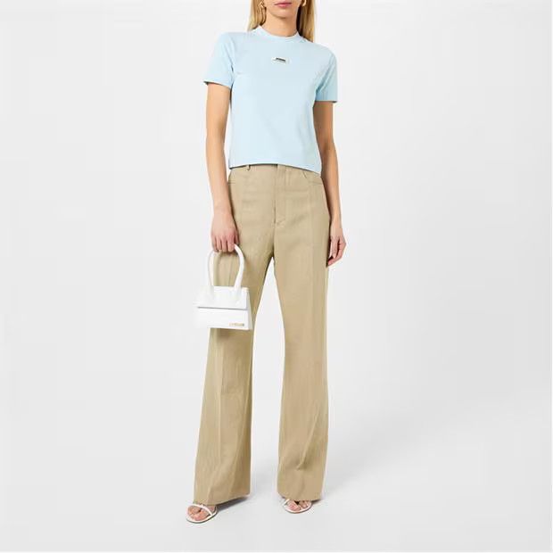 Jacquemus o1g2r1mq1024 T- Shirt in Light Blue Size M / US 6-8 / IT 42-44 - 6 Thumbnail