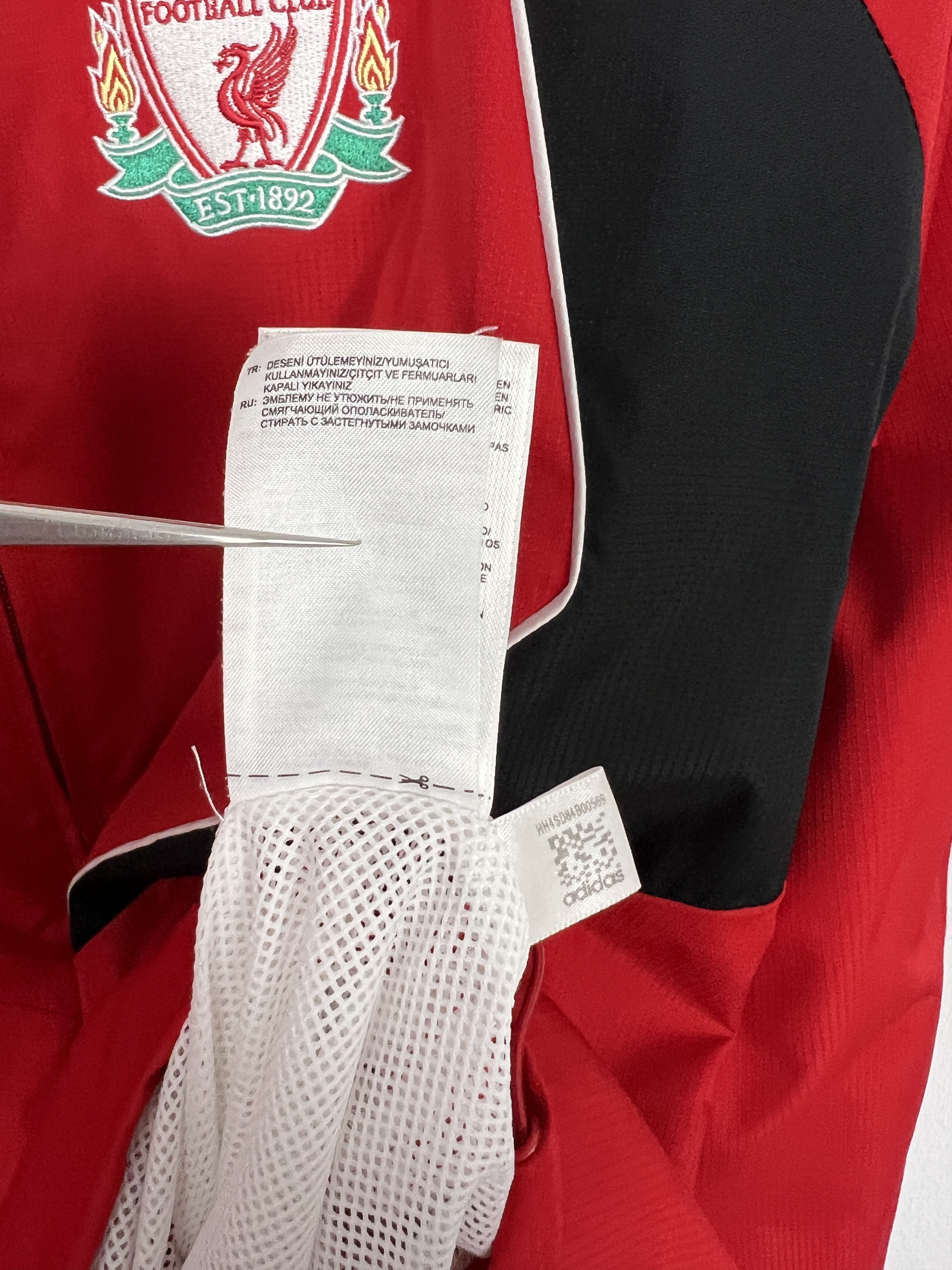 Adidas Vintage Adidas Liverpool Football Jacket Soccer Hooded Size US L / EU 52-54 / 3 - 12 Thumbnail