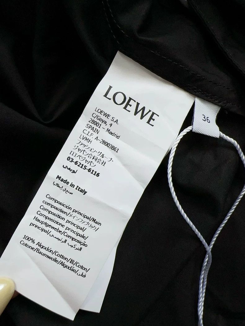 Loewe LOEWE Black irregular hem blouse dress Size XS / US 0-2 / IT 36-38 - 6 Thumbnail