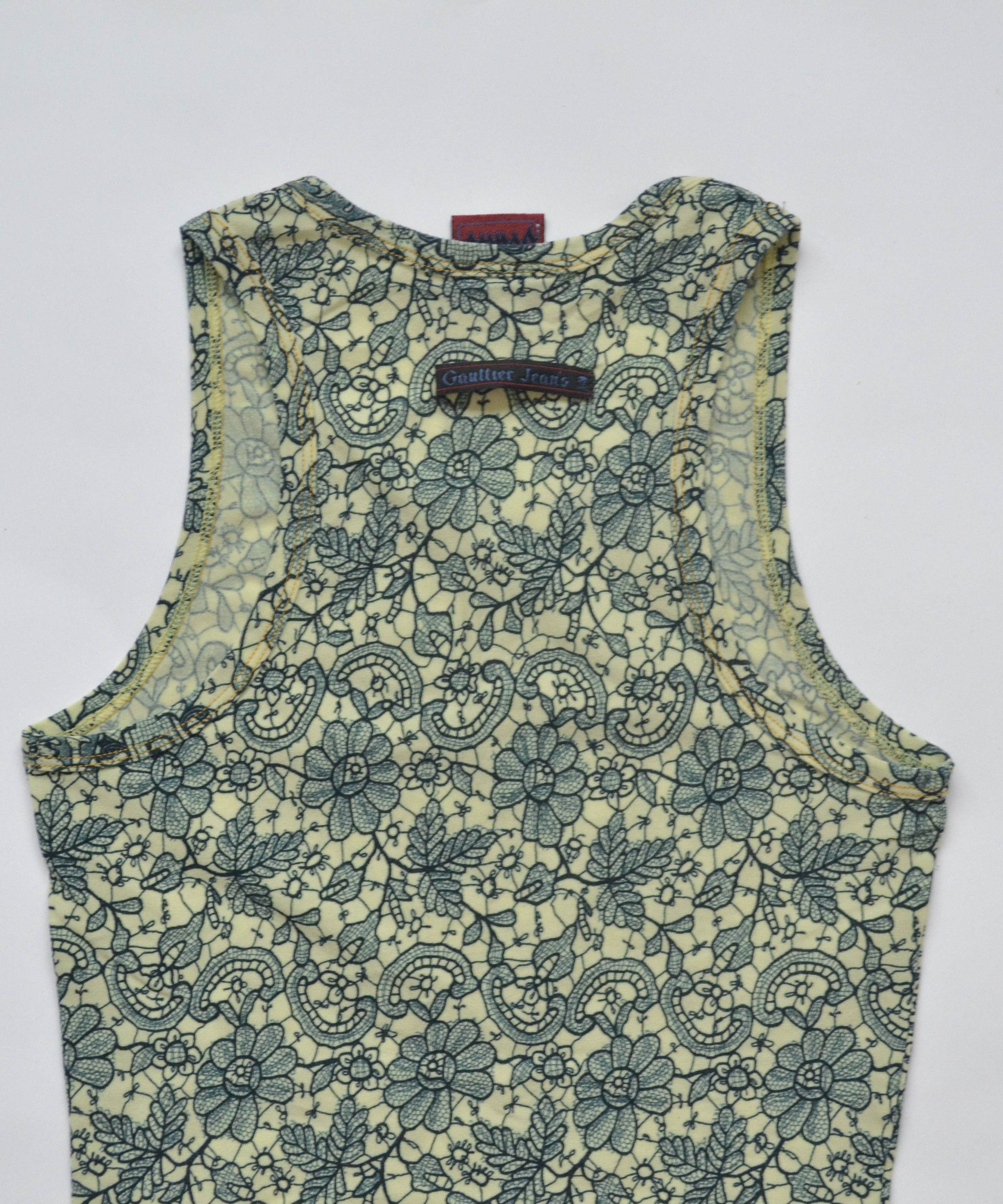 Jean Paul Gaultier Jean Paul Gaultier Sleeveless Tank Top Print Shirt 90s Size XS / US 0-2 / IT 36-38 - 7 Thumbnail