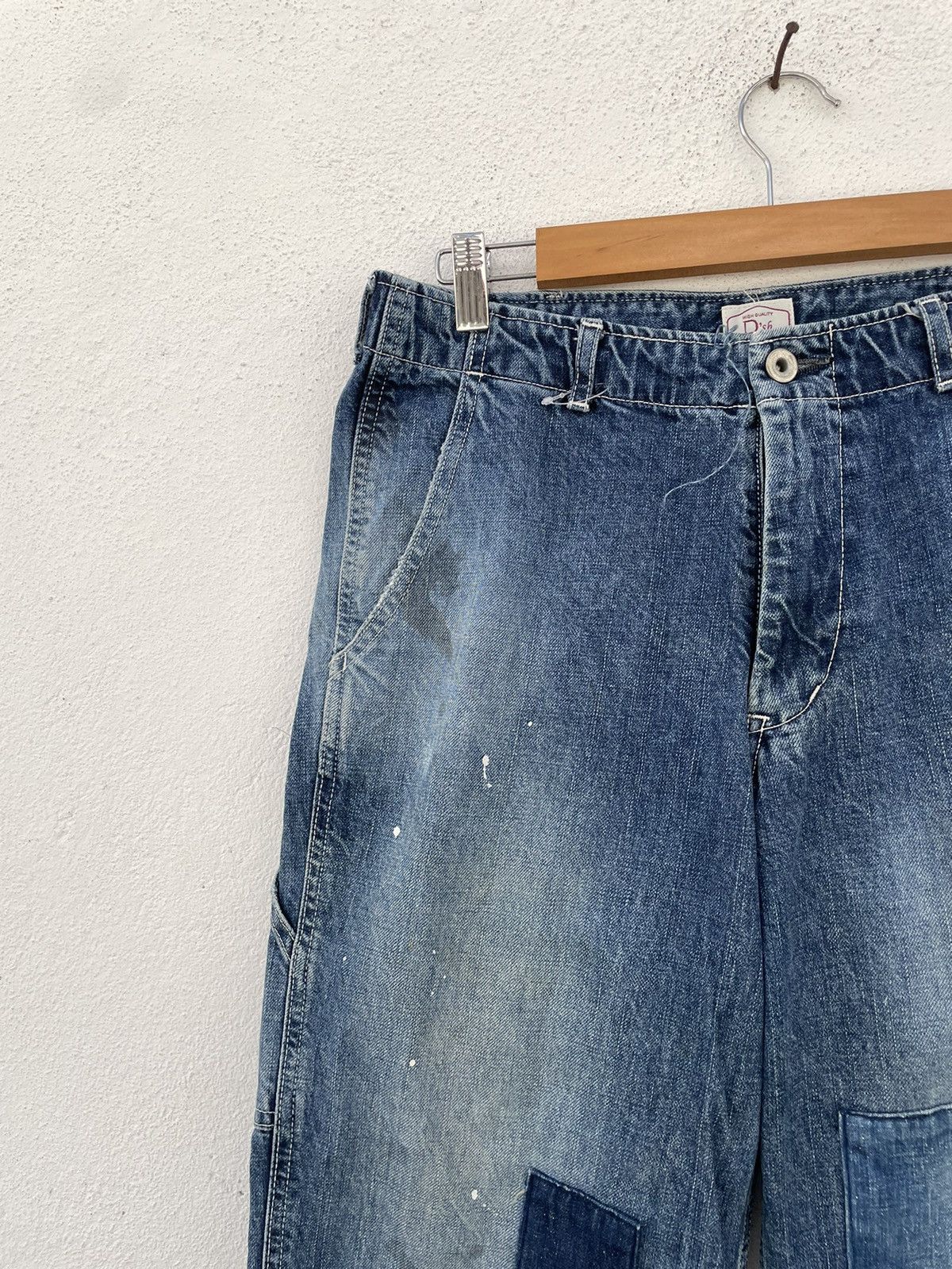 Japanese Brand × URBAN RESEARCH DOORS D’sh by Urban Research Doors Carpenter Patchwork Pant Size US 30 / EU 46 - 7 Thumbnail