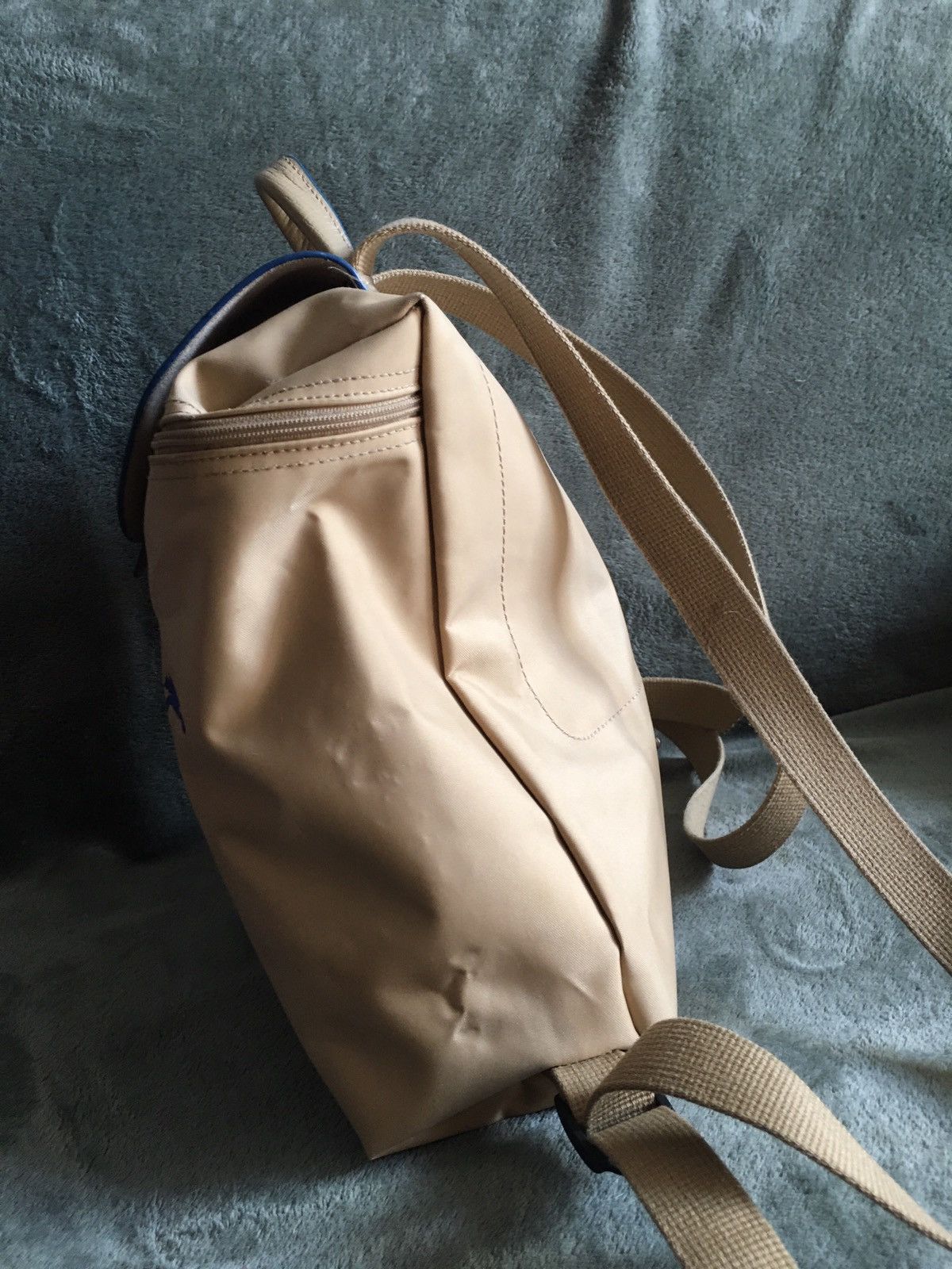 Longchamp Longchamp Le Pliage Club Beige Nylon Backpack Bag Size ONE SIZE - 11 Thumbnail