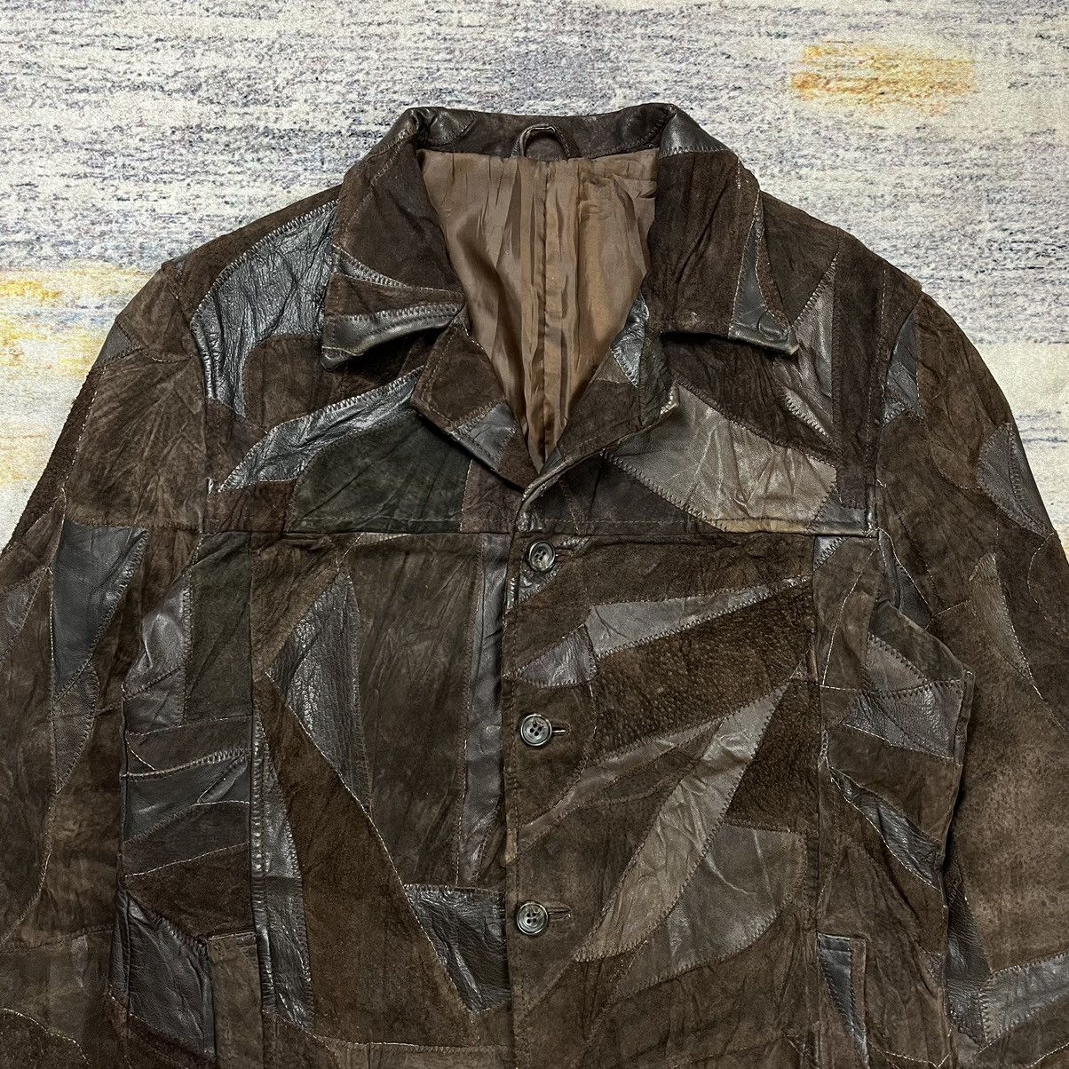 Tornado Mart GRAIL Crazy Tornado Mart japan patchwork leather jacket Size US M / EU 48-50 / 2 - 3 Thumbnail
