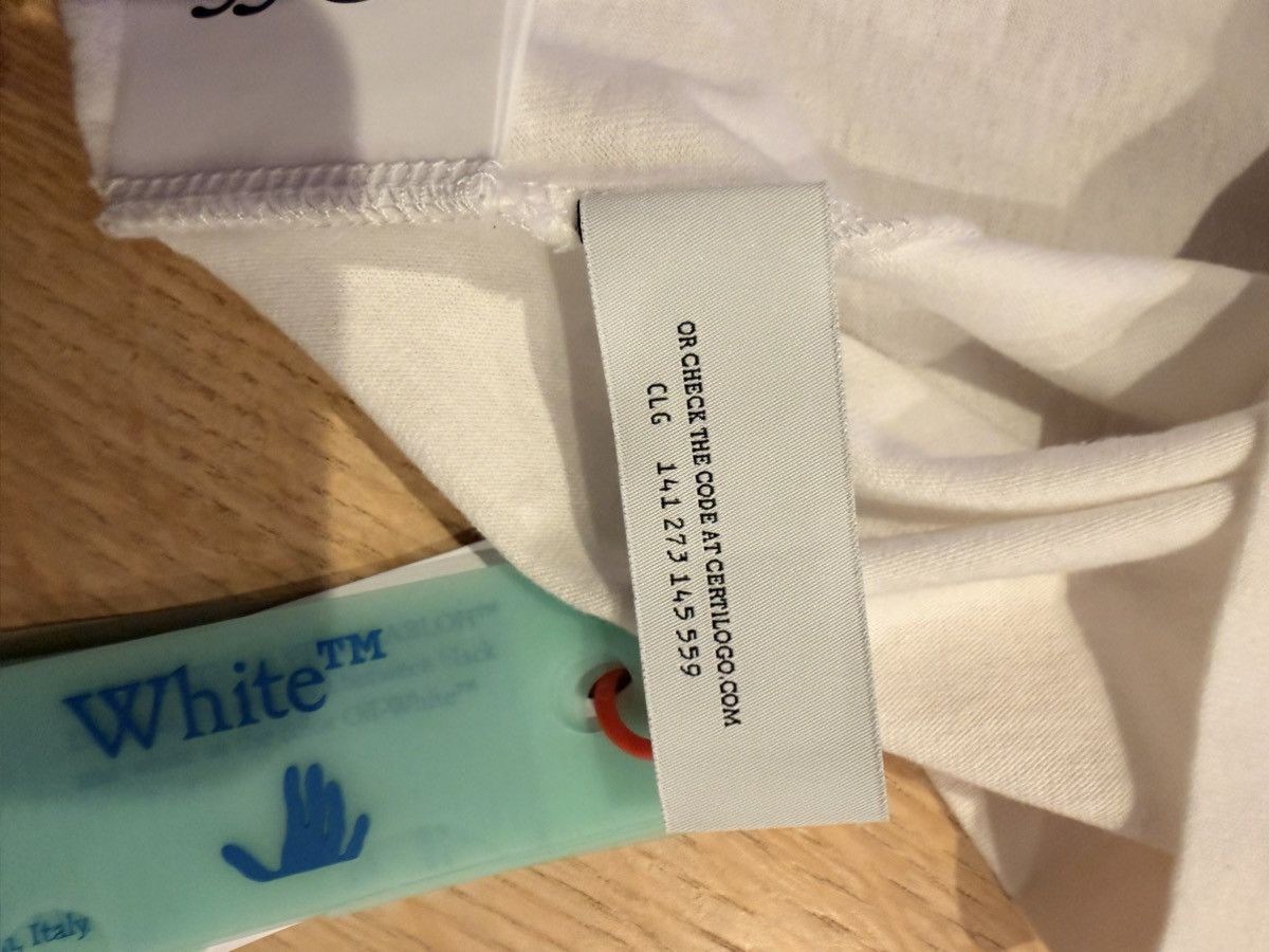 Off-White SS21 Optical White tee Size US L / EU 52-54 / 3 - 7 Thumbnail