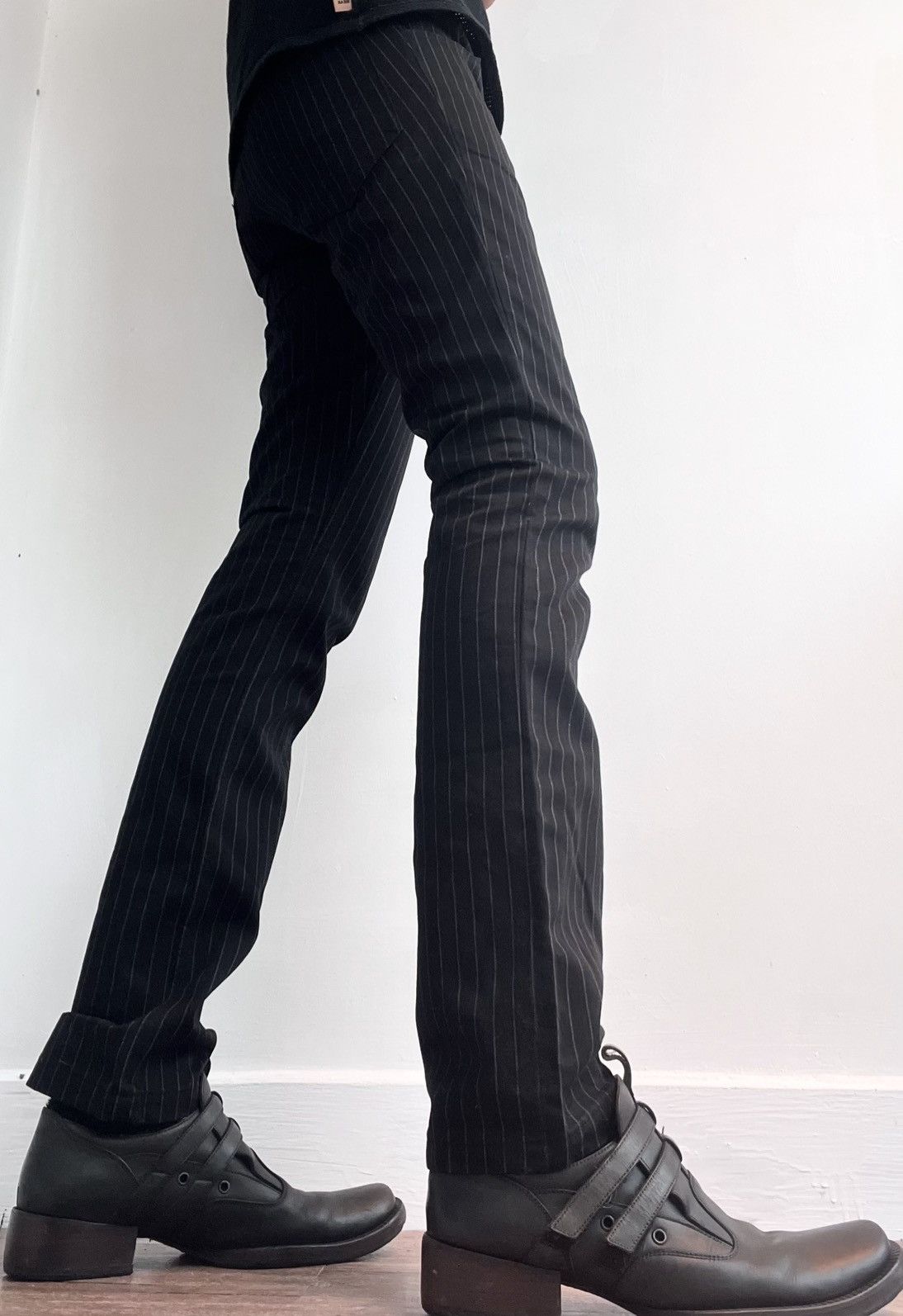 Shellac 2000s Shellac Avant-Garde Stripped Pants Size US 27 - 2 Thumbnail