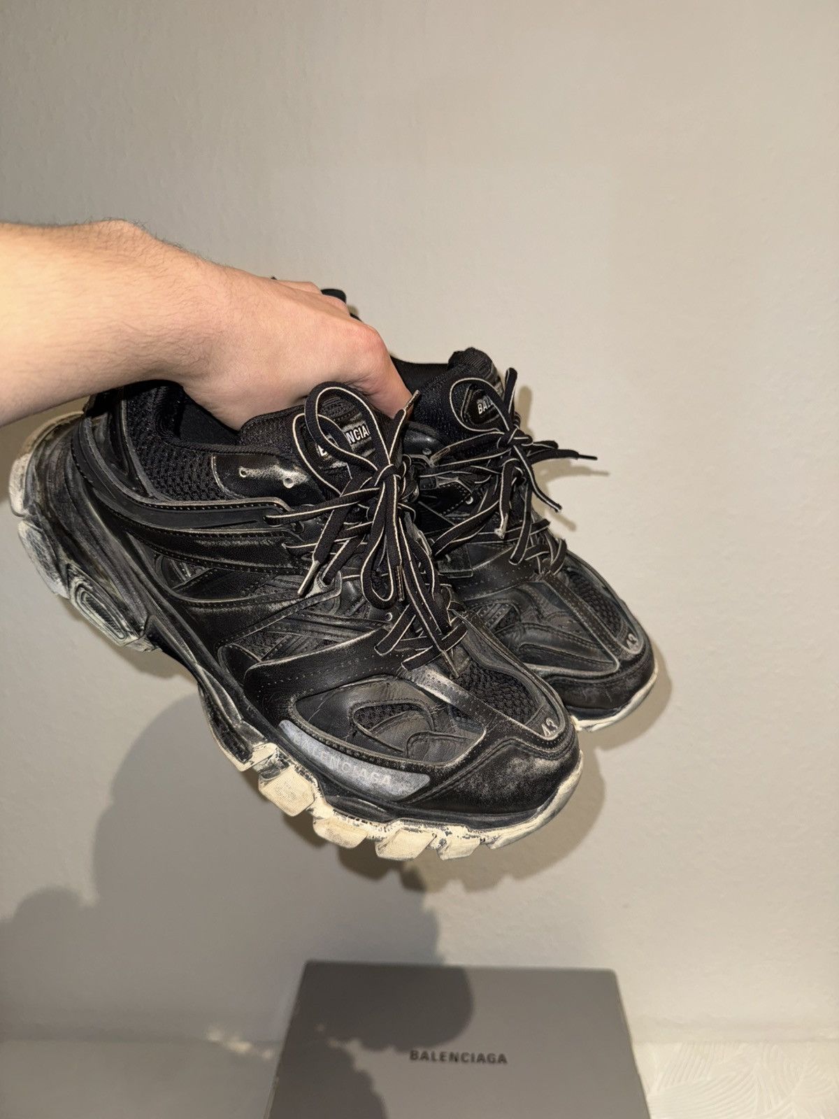 Balenciaga Balenciaga track faded! Rare Size US 10 / EU 43 - 4 Thumbnail