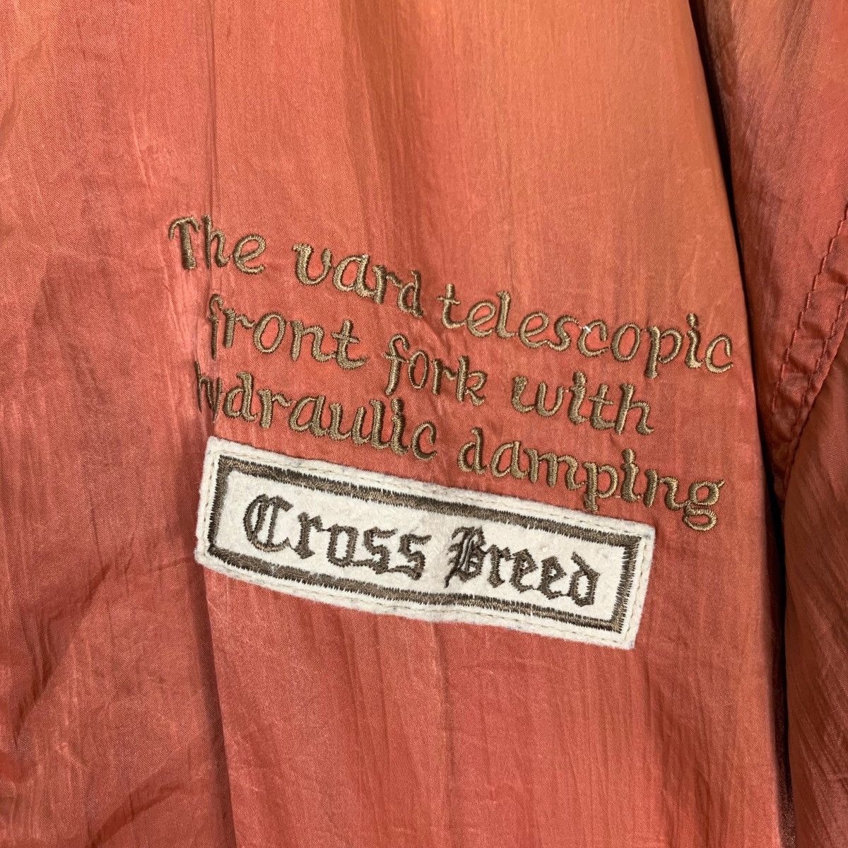 Japanese Brand CROSS BREED Big Logo Reversible Bomber Jacket #0118-C7 Size US L / EU 52-54 / 3 - 18 Thumbnail