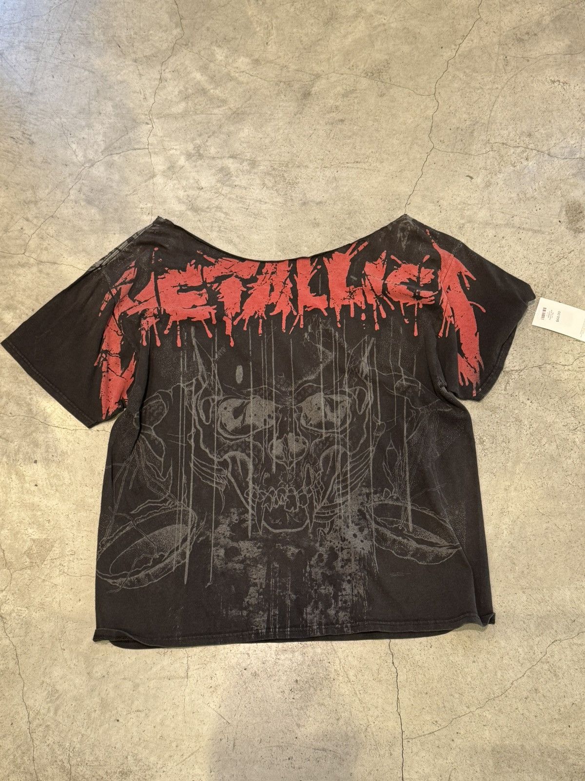 Band Tees × Metallica × Vintage Chopped Vintage Metallica Pushead AOP Tee Size US XXL / EU 58 / 5 - 1 Thumbnail