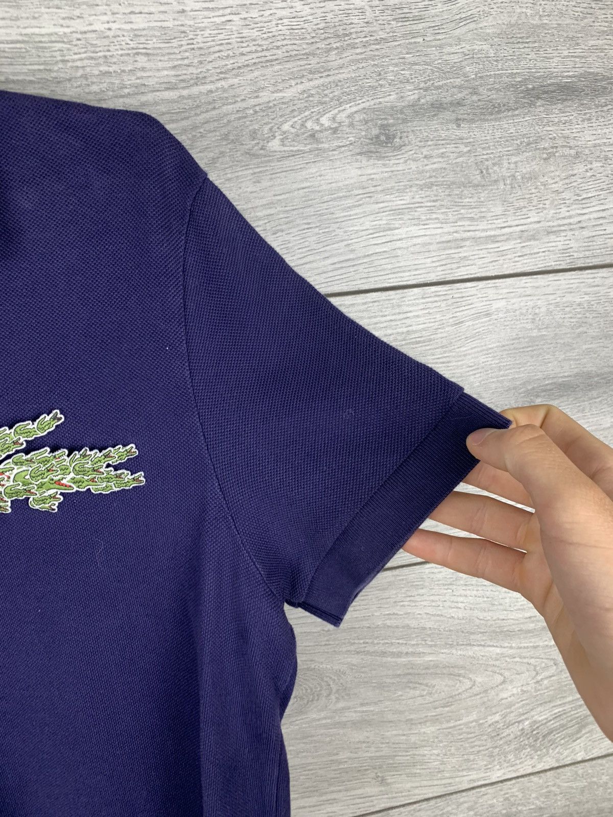 Lacoste Mens Vintage Lacoste Big Logo Polo T Shirt Size US M / EU 48-50 / 2 - 5 Thumbnail