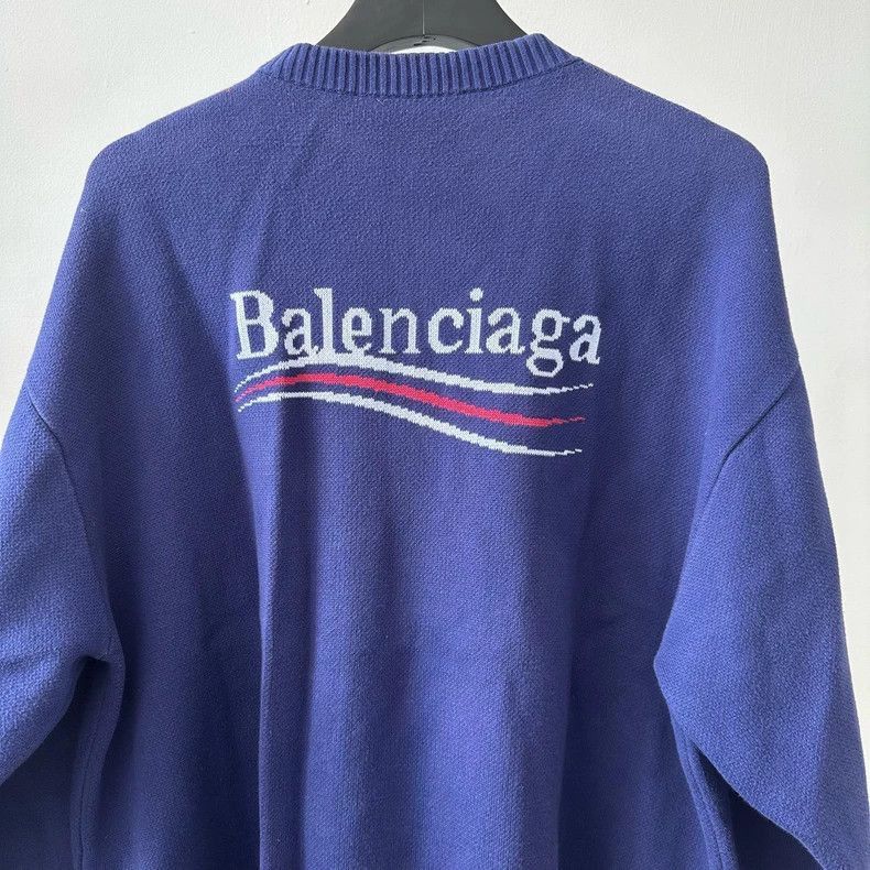 Balenciaga Balenciaga FW21 Political Campaign printed logo sweater-250 Size US S / EU 44-46 / 1 - 4 Thumbnail