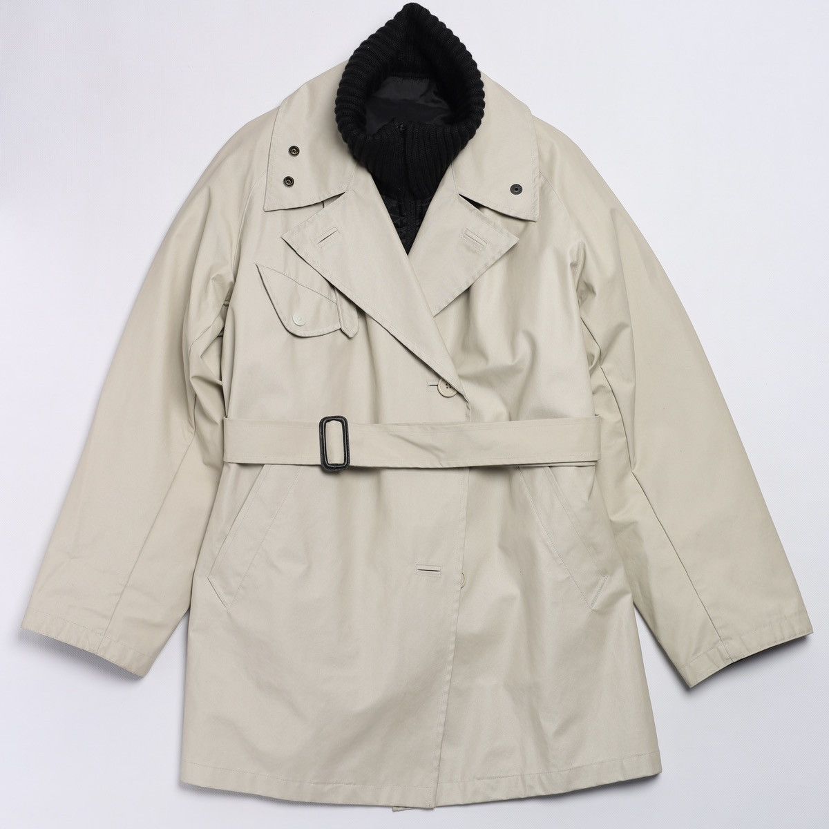 Left Hand Left Hand by Massimo Osti Thermo Joint Vintage Breasted Coat Size US S / EU 44-46 / 1 - 1 Thumbnail